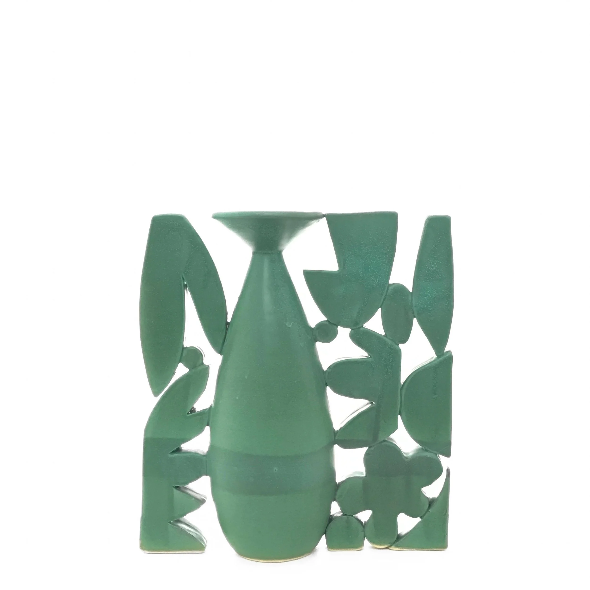 Old Penny Modern Jungle Vase - 13 Inches Tall