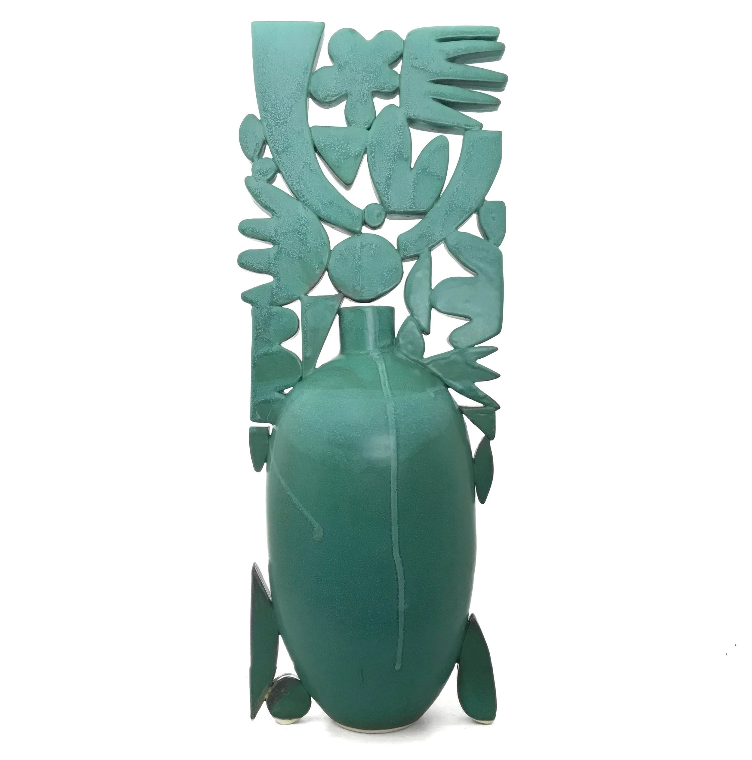 Old Penny Modern Jungle Vase - 27.5 Inches Tall