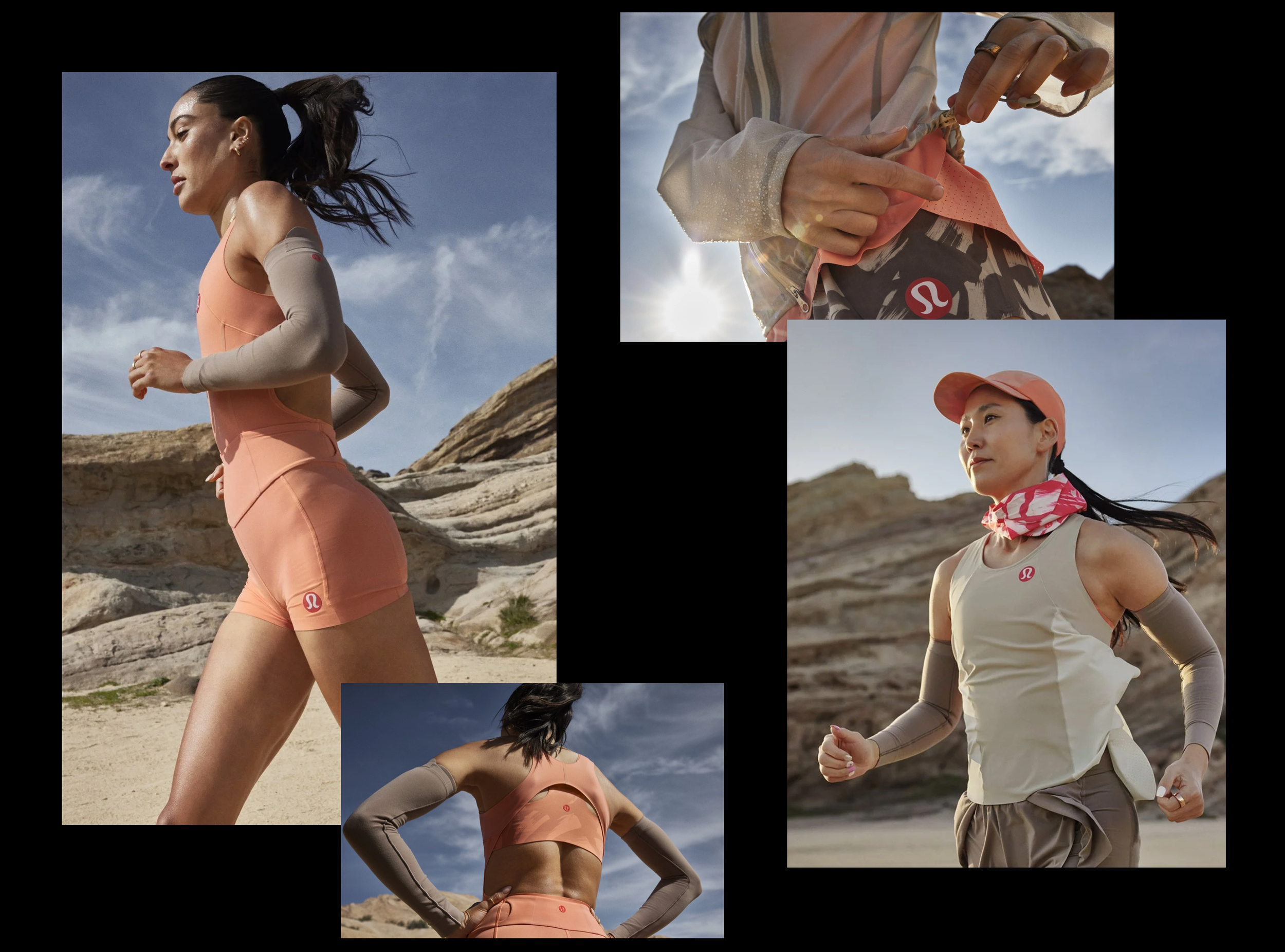 lululemon - "Further" Campaign - Collaborated with CD to create a energetic look and visual design to showcase their main event 