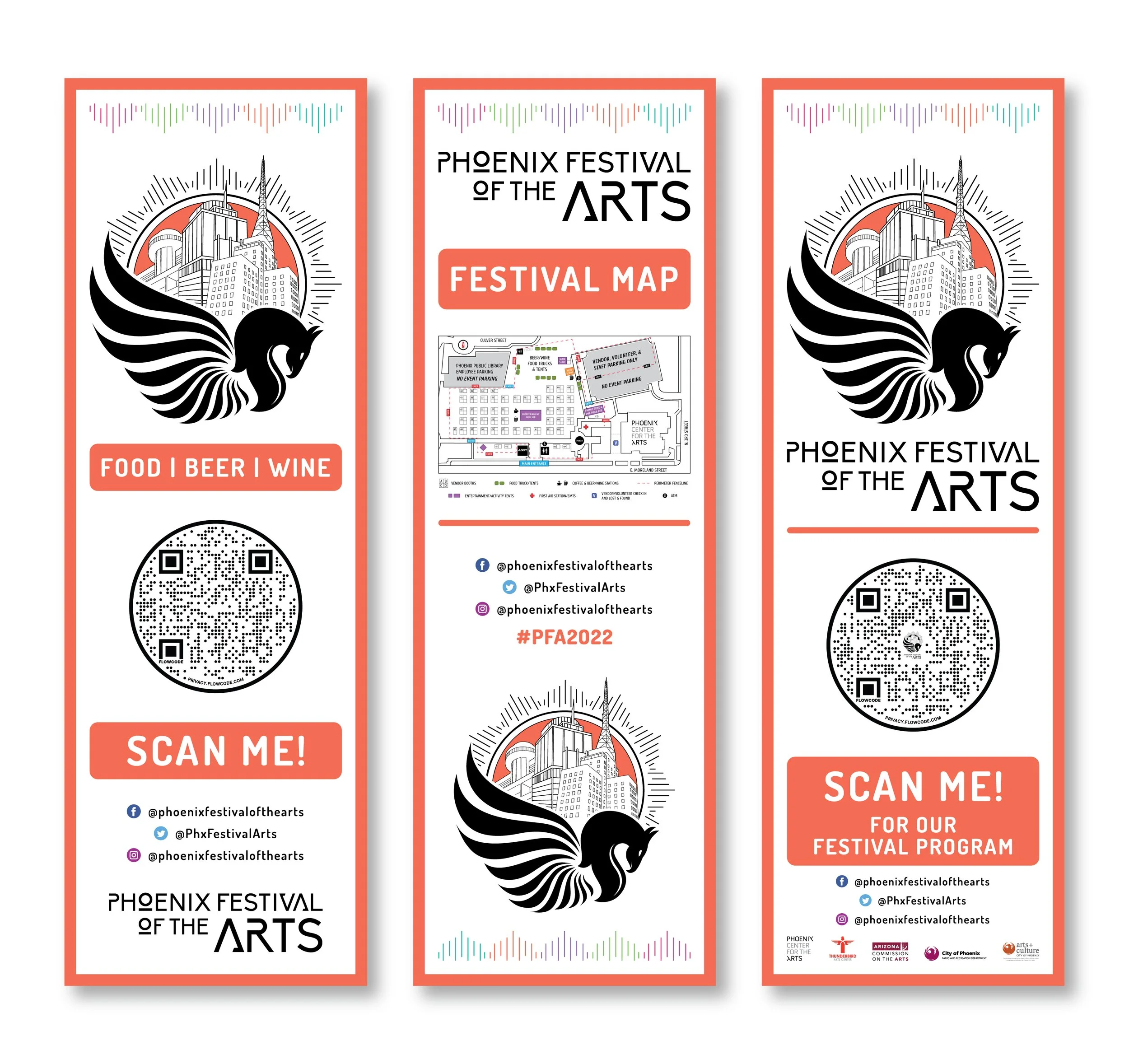 VINYL SIGNAGE, 2' x 6' each