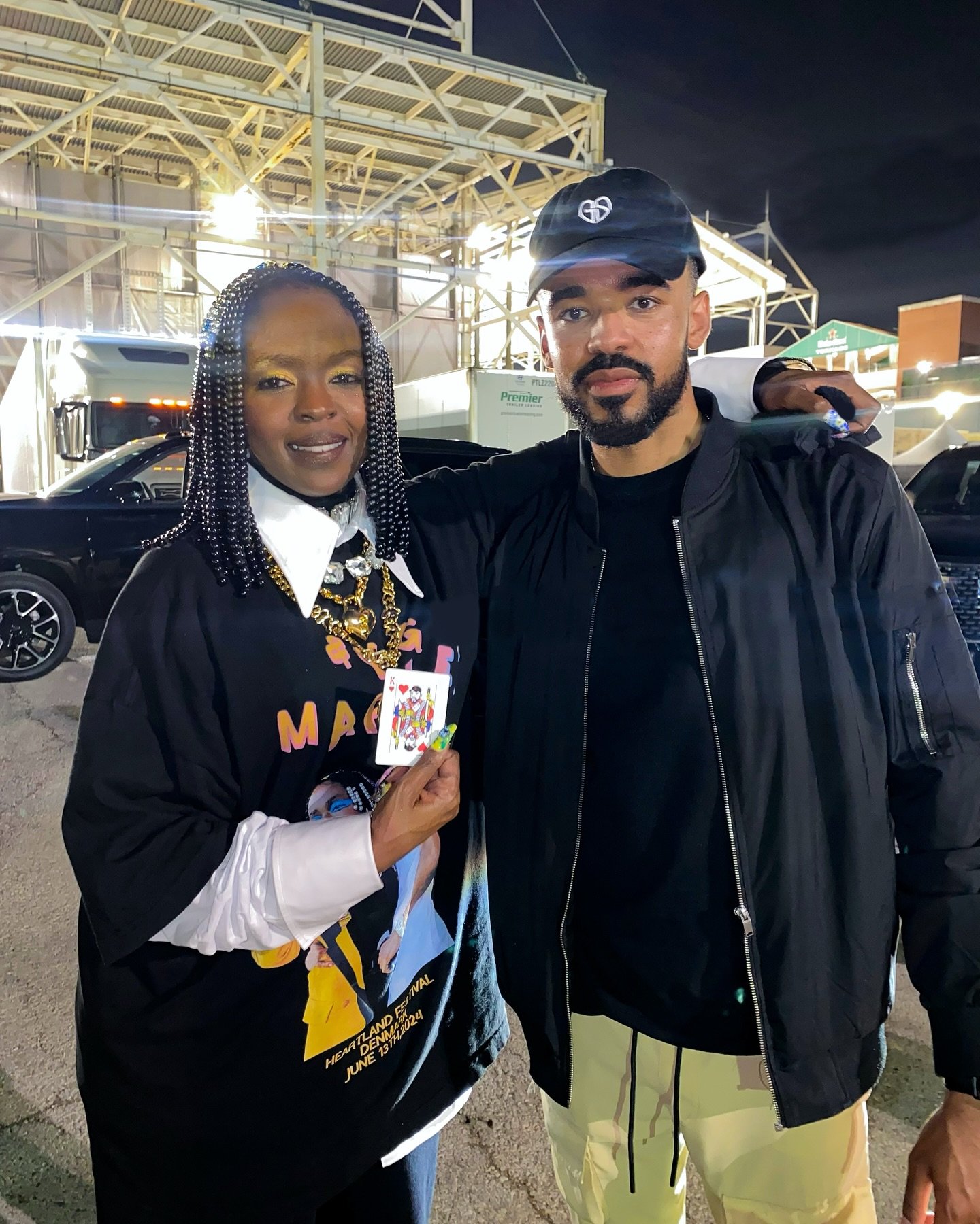 I did a peformance for the legendary Lauryn Hill (@mslaurynhill) and her son YG Marley (@ygmarley) at @thesummersmash 🤯 Thank you both for your time and all the kind words. I&rsquo;m looking forward to when we can do more in the future 💫 And thank 
