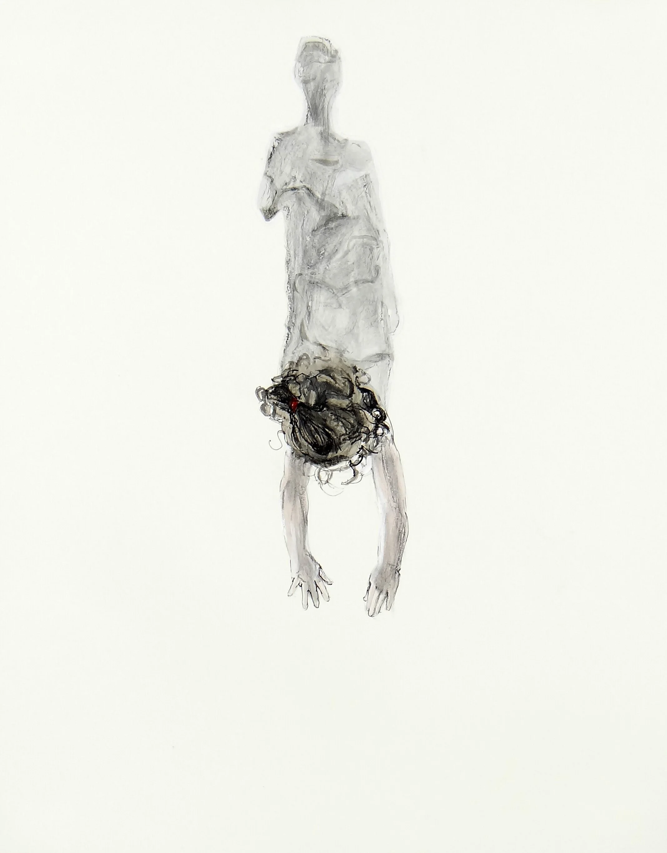  11”x14”, lead pencil, and gouache 