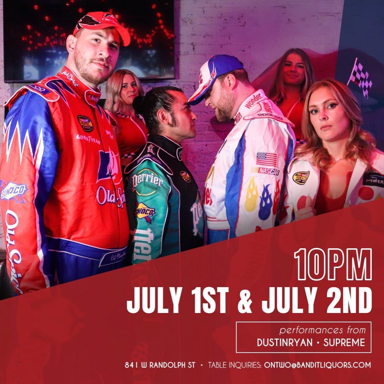 Se freaking epic. 🏎️🏎️🏎️🏎️🏎️

The West Loop&rsquo;s own @banditliquors is hosting a NASCAR themed pop-up beginning Friday running through Tuesday, July 4th. 
Ricky Bobby would be so proud.

#westloopisthebestloop #westloopchicago #westloop #nasc