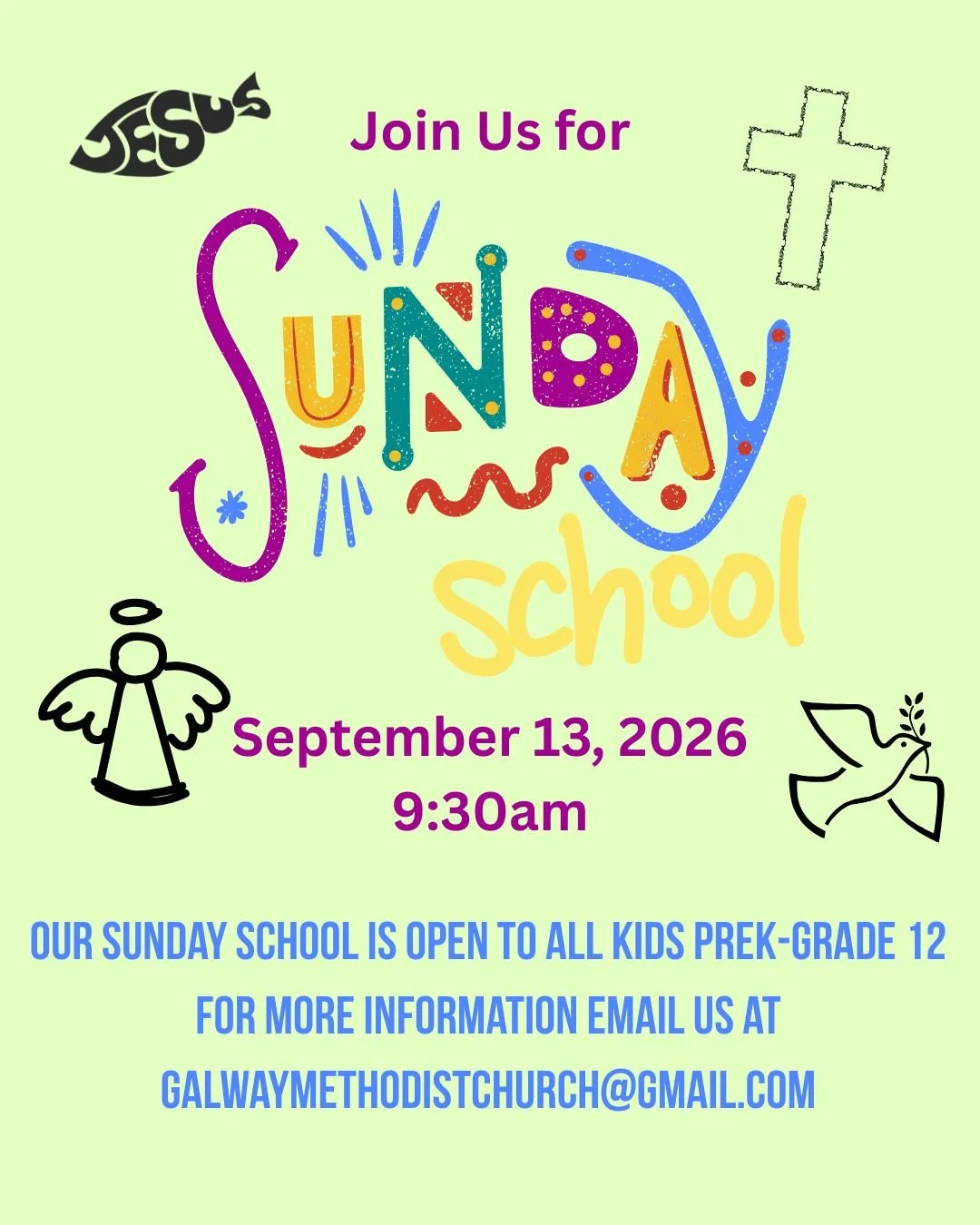 Sunday School Returns