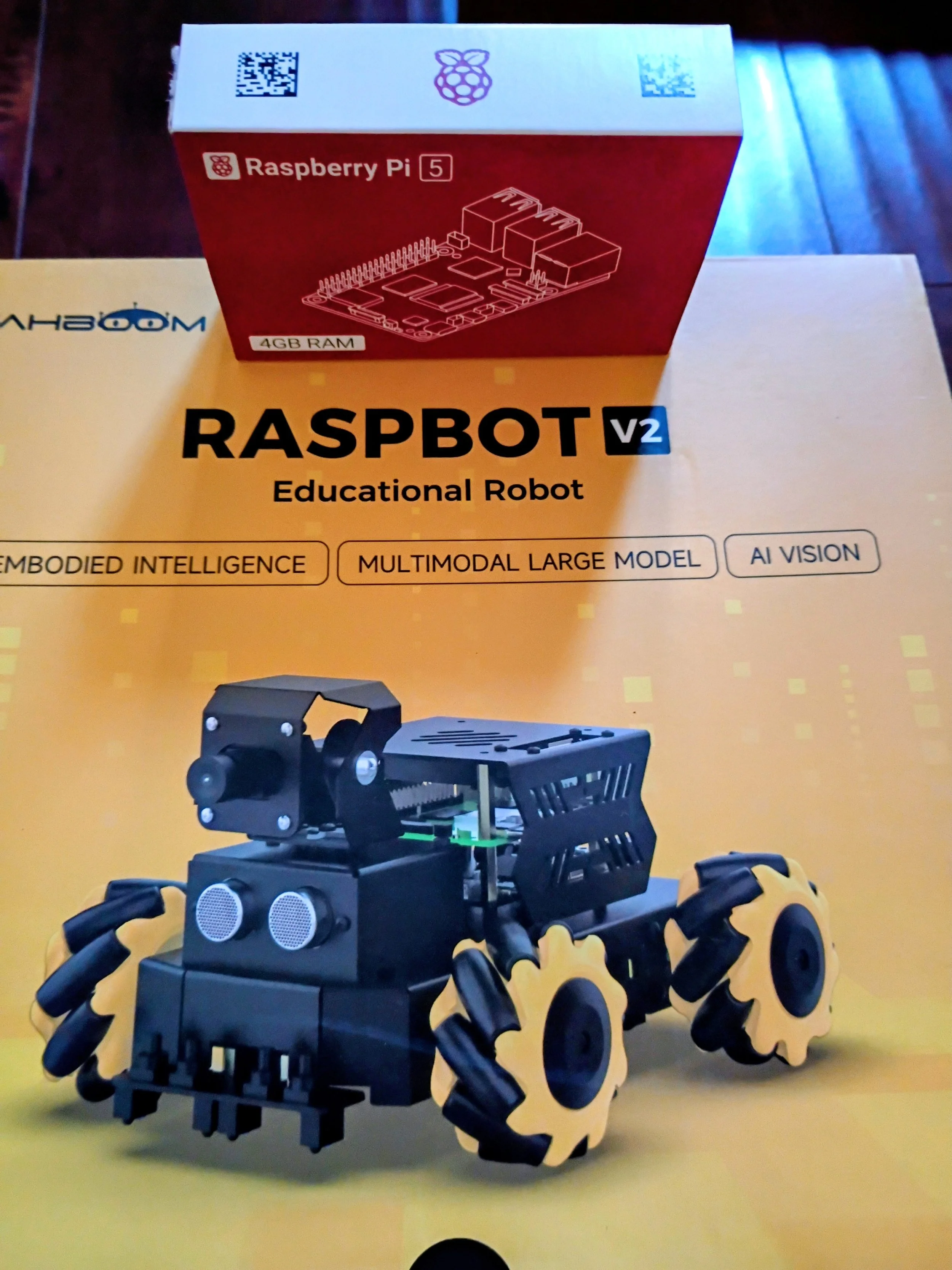 树莓派5+Raspbot