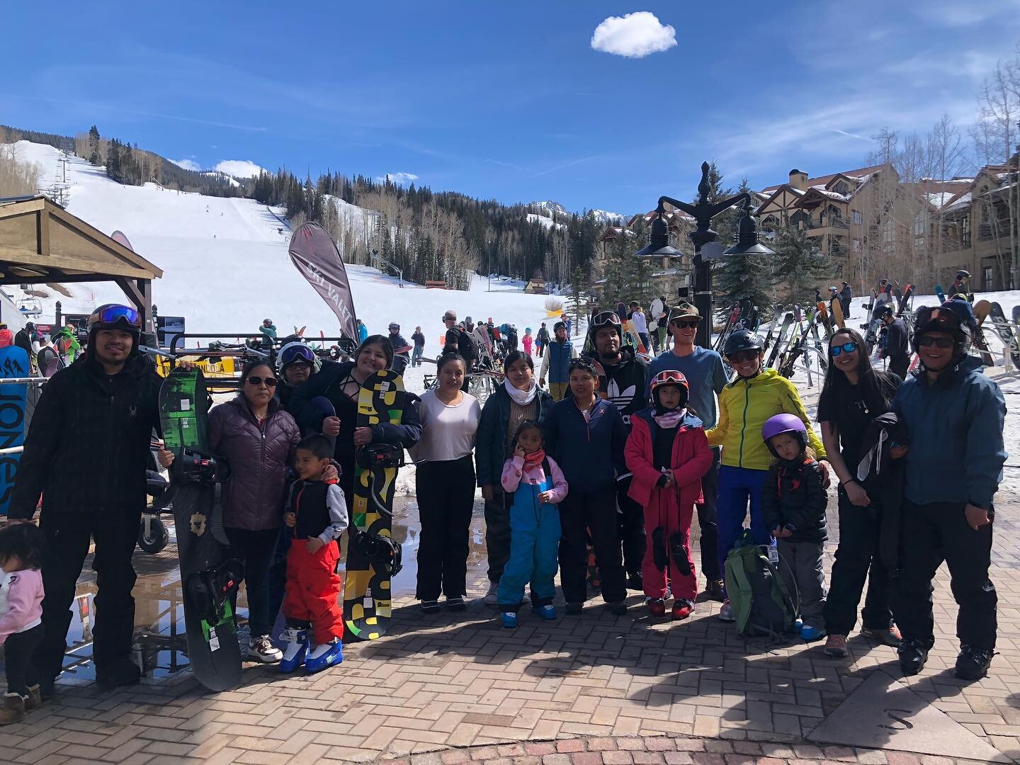 On Sunday, we hosted a Latinx downhill ski day in collaboration with @telluridemtn, @telluridelibrary @tchn_co and @telluride_sports1972 

&ldquo;For many Latinx community members this was their first time participating in these winter sports, and th