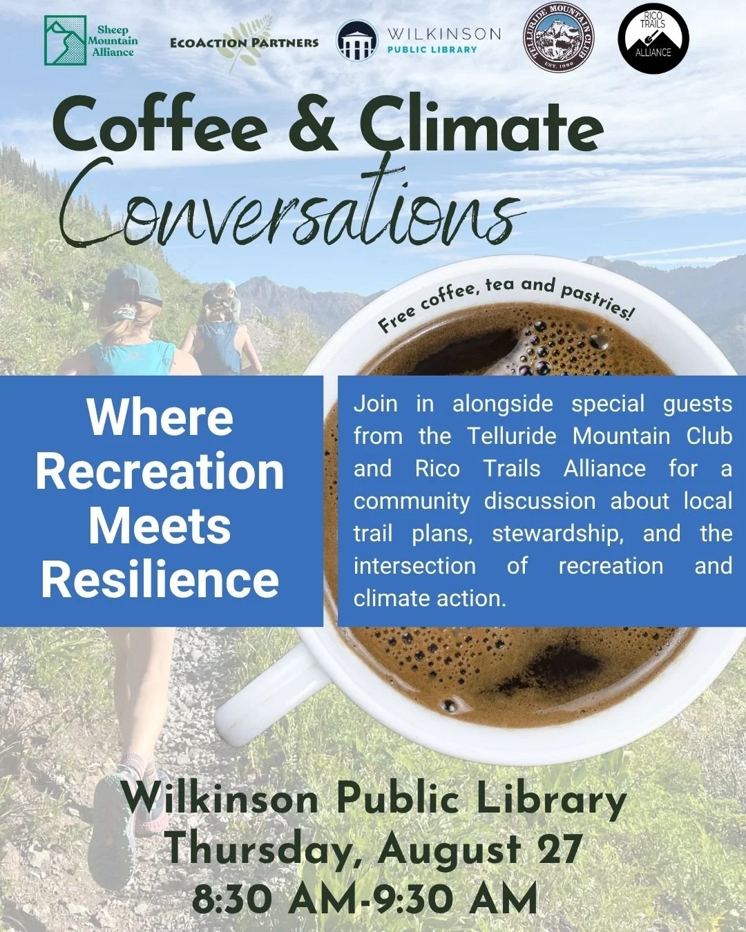 Coffee and Climate Conversations: Where Recreation Meets Resilience
