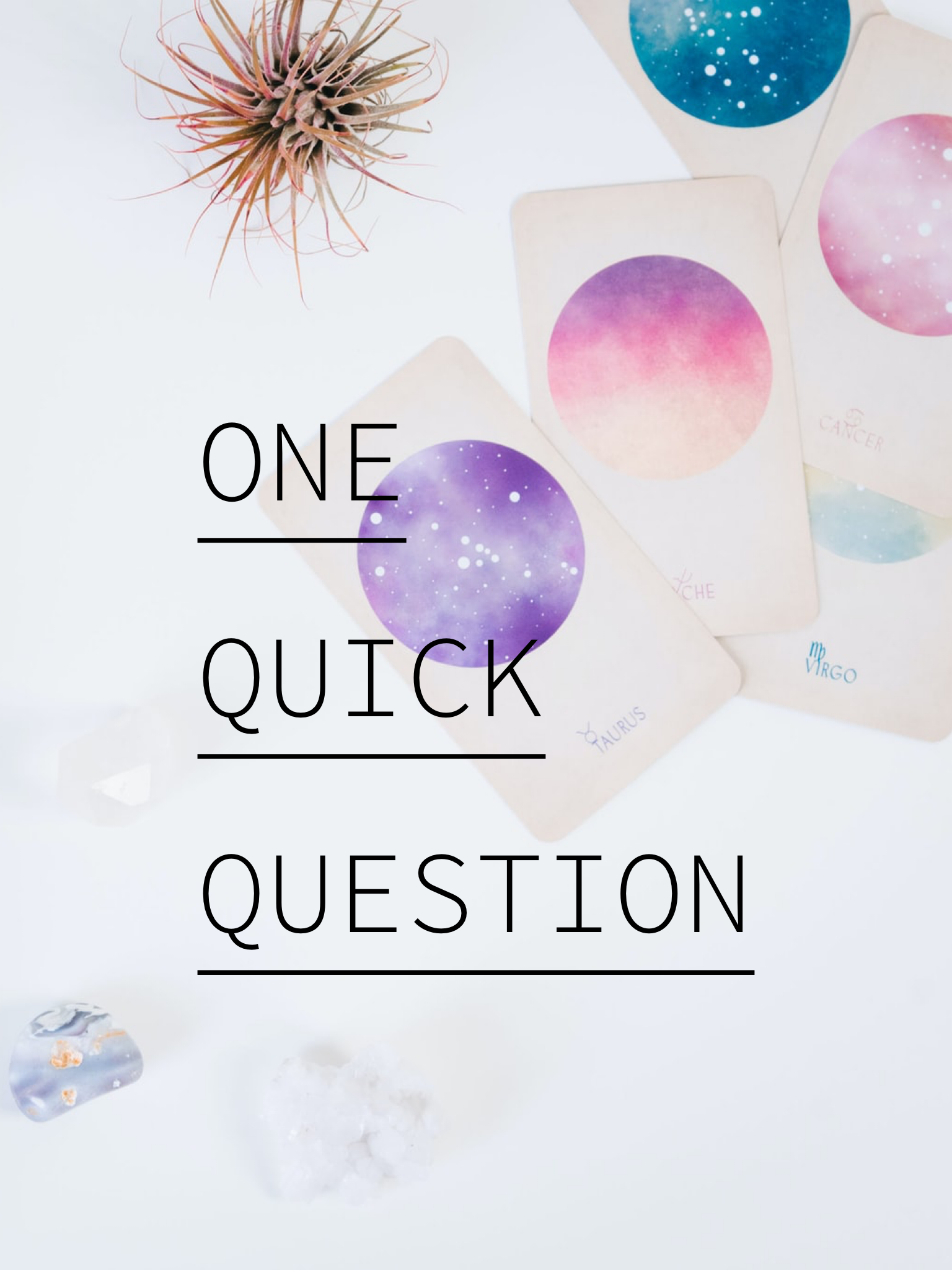 1 Quick Question Tarot Reading Massage By