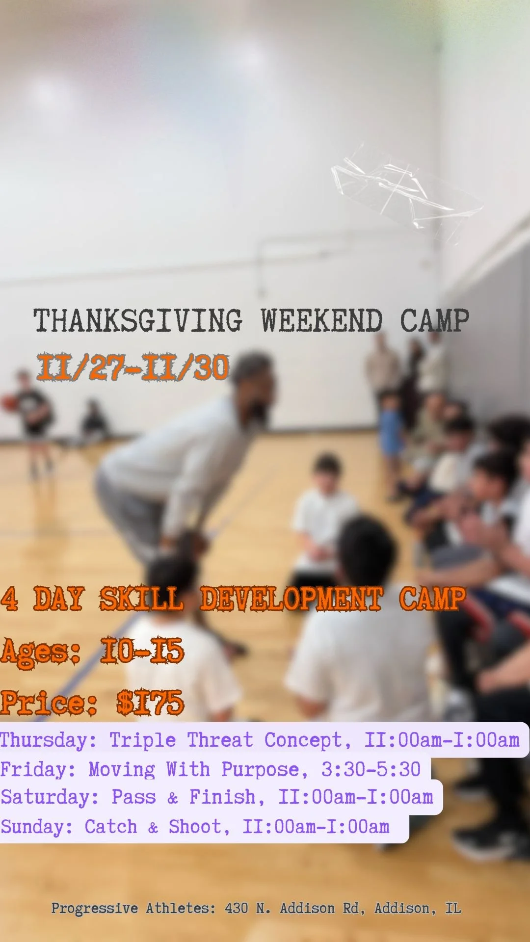 Thanksgiving Weekend Skills Camp "25