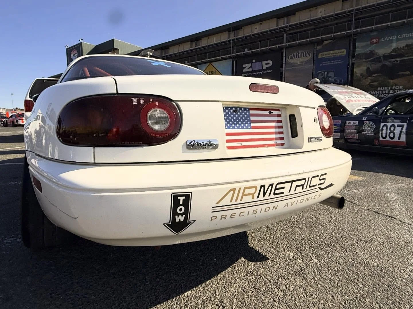 If you were on grid with AirMetrics at @racesonoma with @drivenasa this would be your view for every lap (for religious reasons u are not allowed to pass me)