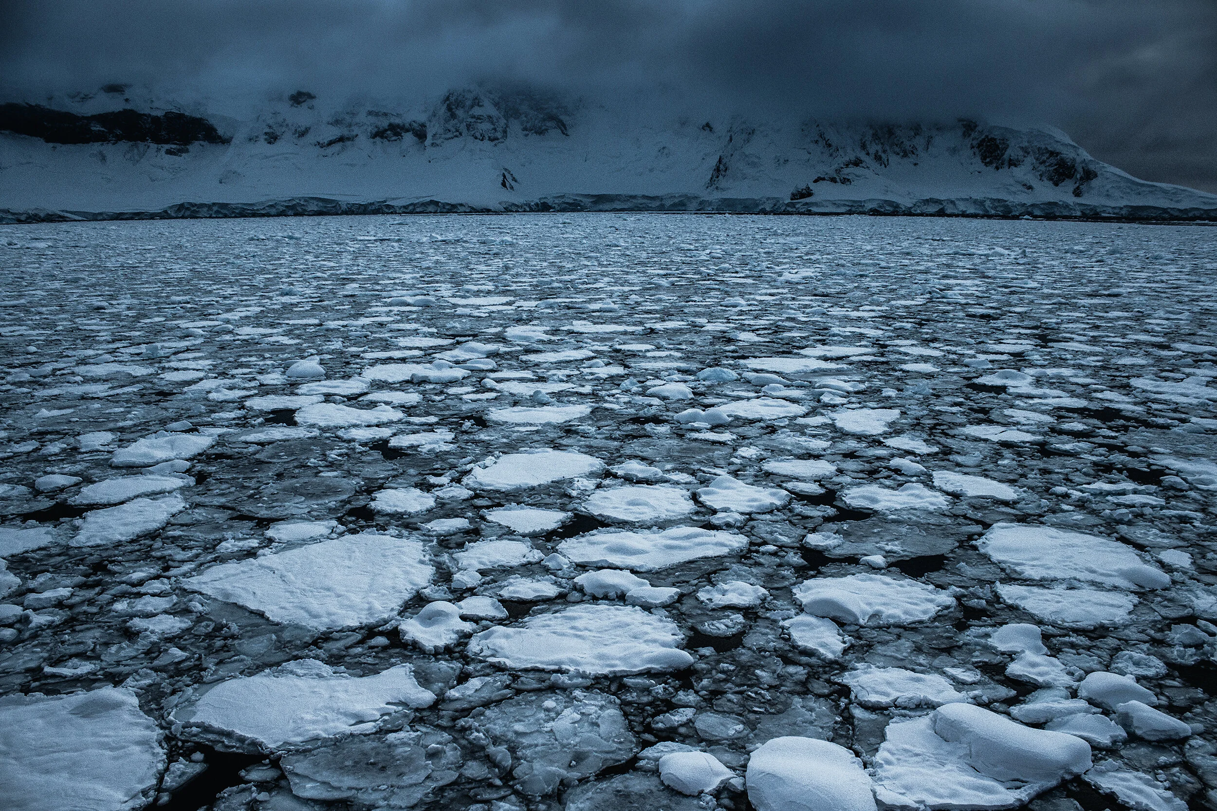 Dark n Stormy Pancakes, Neumayer Channel Antarctica