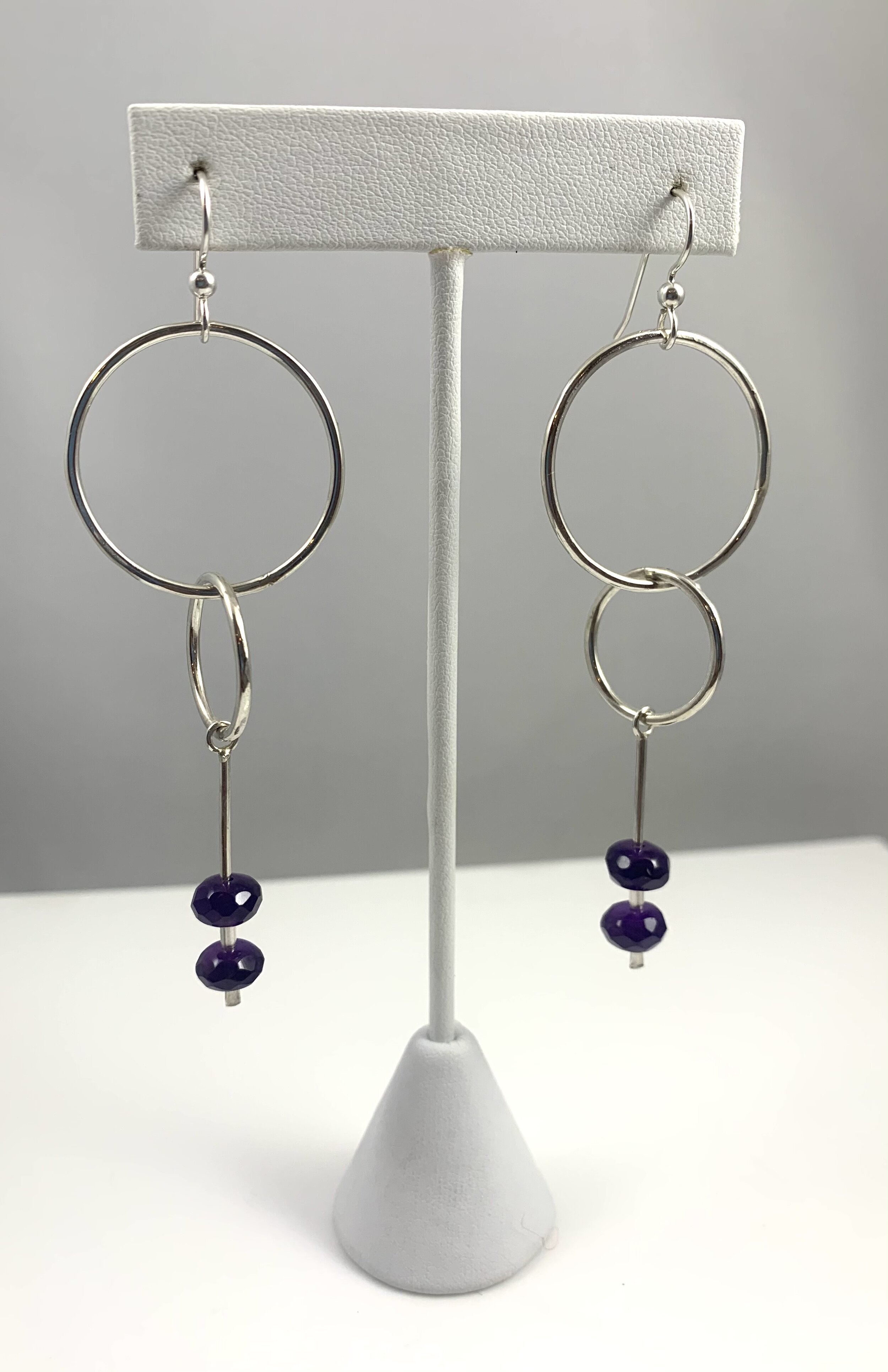 amethyst earring 