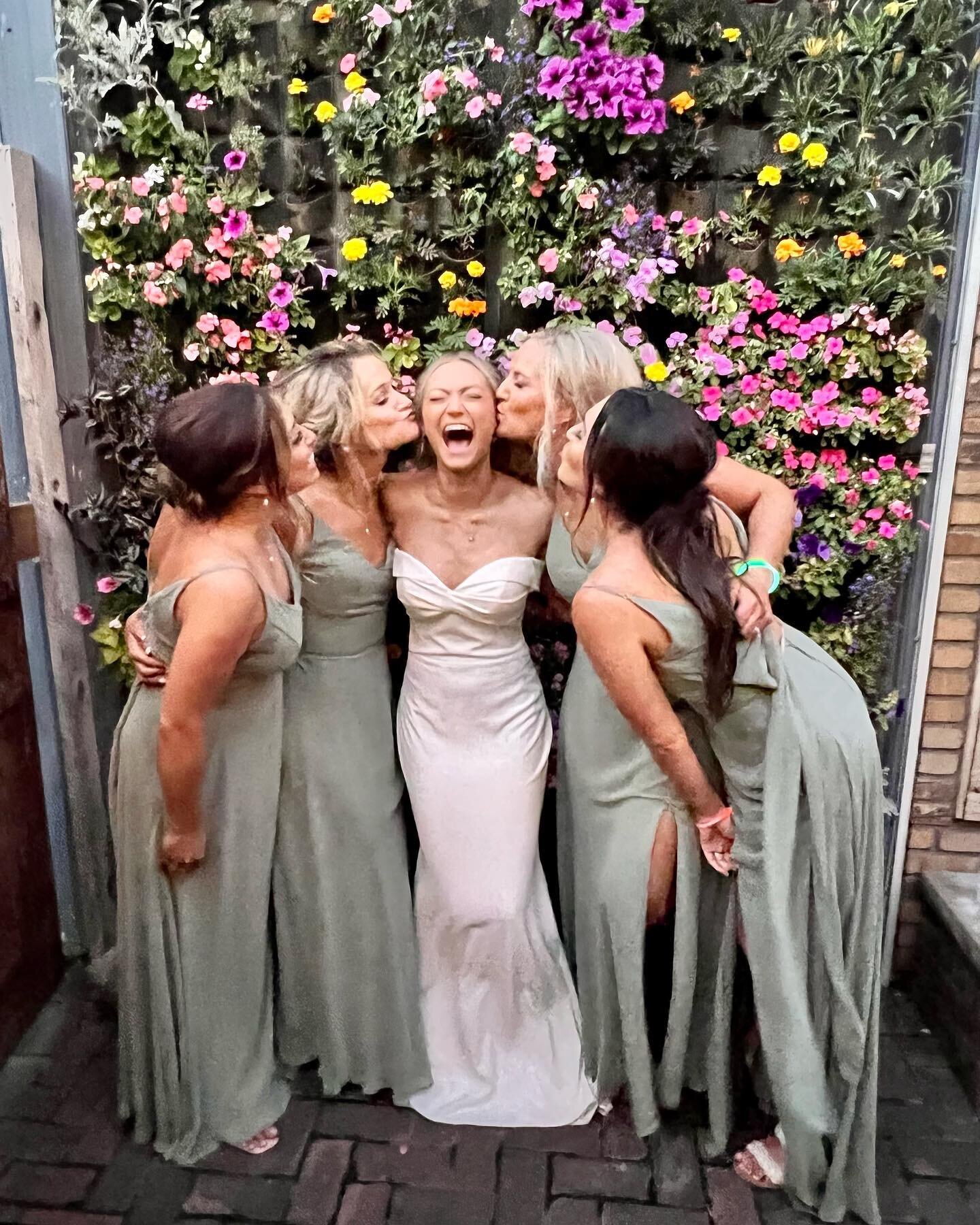 #squadgoals, these girls just want to have fun! Choosing your wedding day look may not be the first thing you think of when you start planning, but it's up there! At The Revival on Main, we invite you to schedule your private venue tour and learn mor