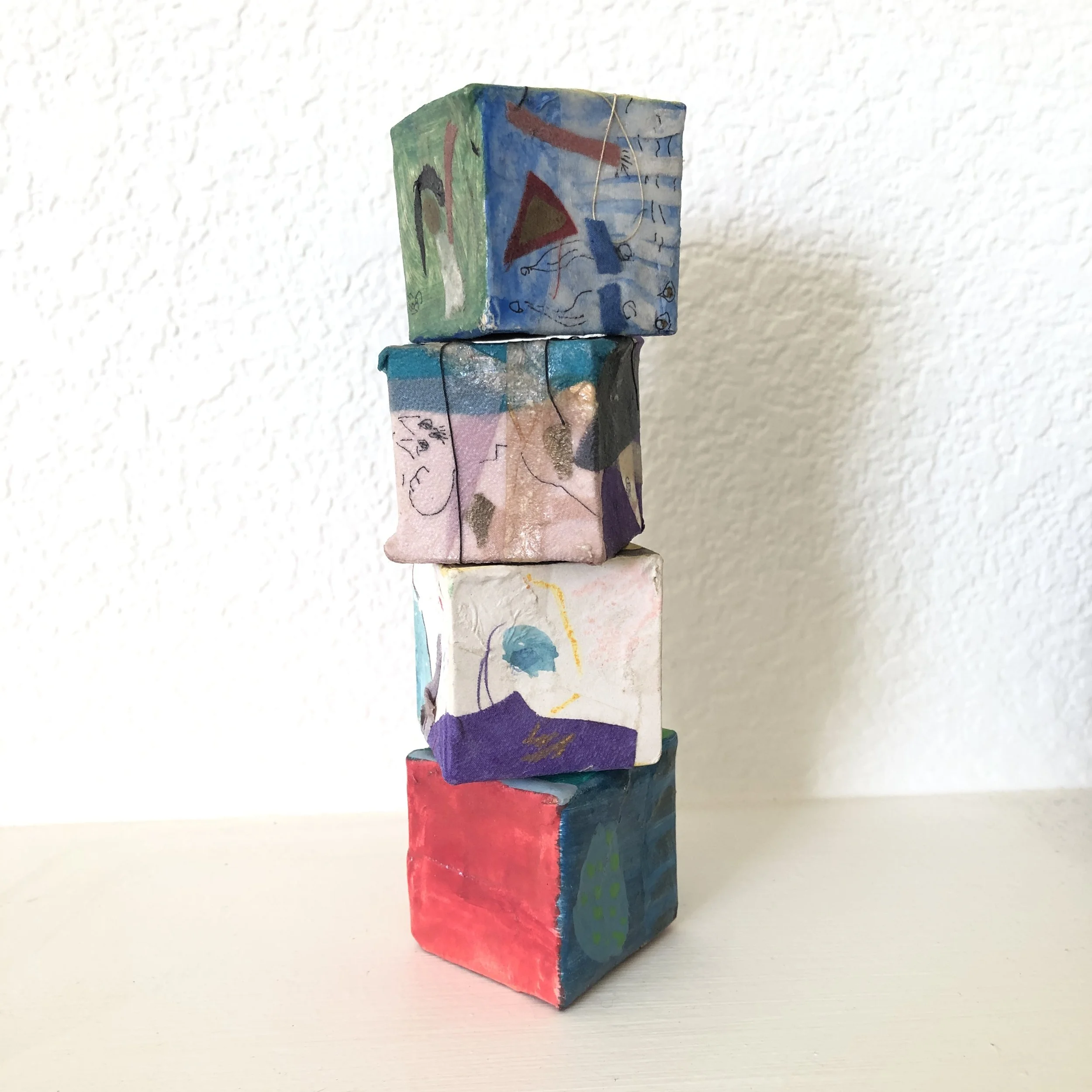 Small Painted Cubes, 1983