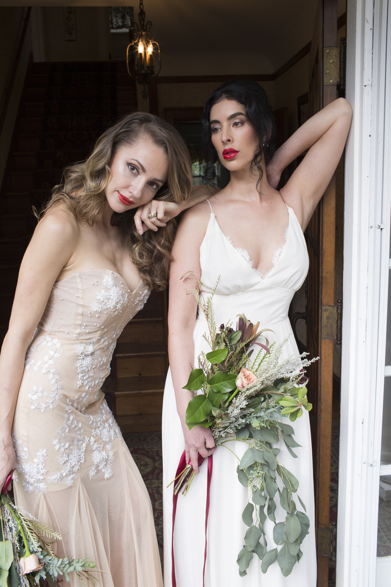 Two wedding dresses