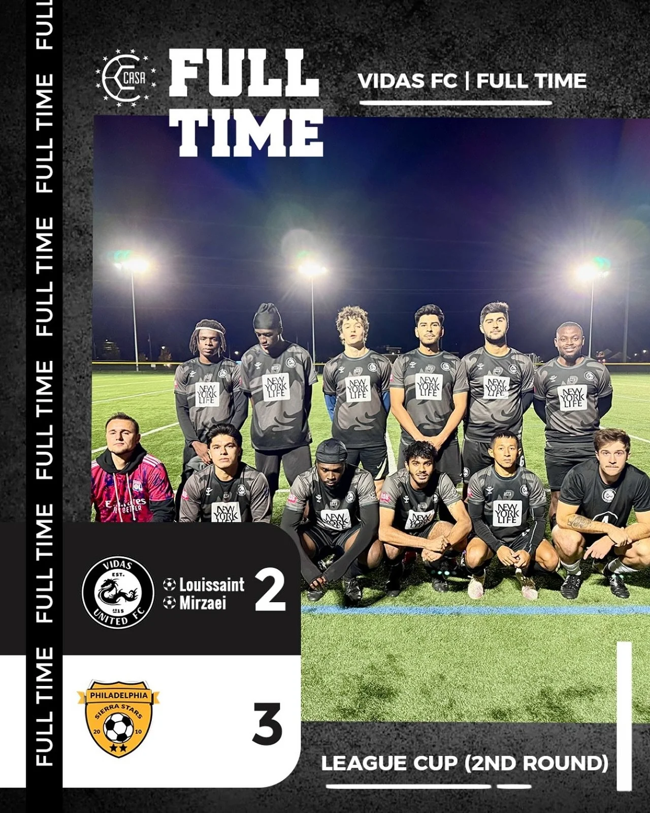 Close match last night for FC in the CASA League Cup, but we crash out of the cup to a good side.
Next league match is right around the corner this Saturday!
#vivavidas #casaleaguecup