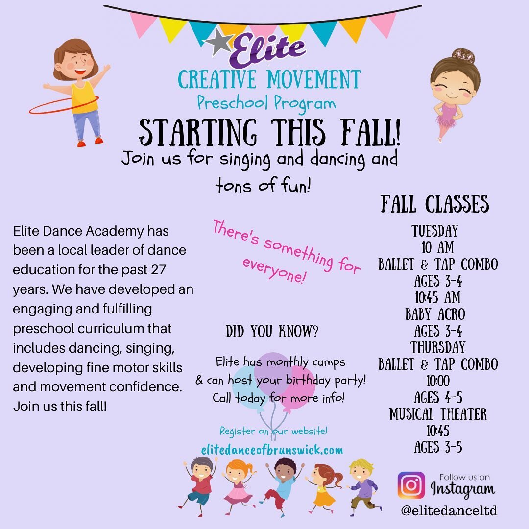 😍NEW CLASSES!
😍NEW DAYS &amp; TIMES!
😍Register today!