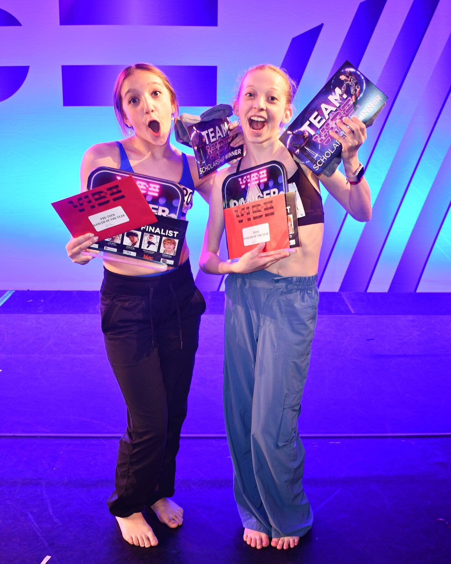 We have not just one but TWO Dancers of the Year representing Cleveland for @hollywoodvibe😍 We are sooooo proud of the both of you. Our absolute favorite part was the excitement they had for eachother in this moment. We also want to congratulate the