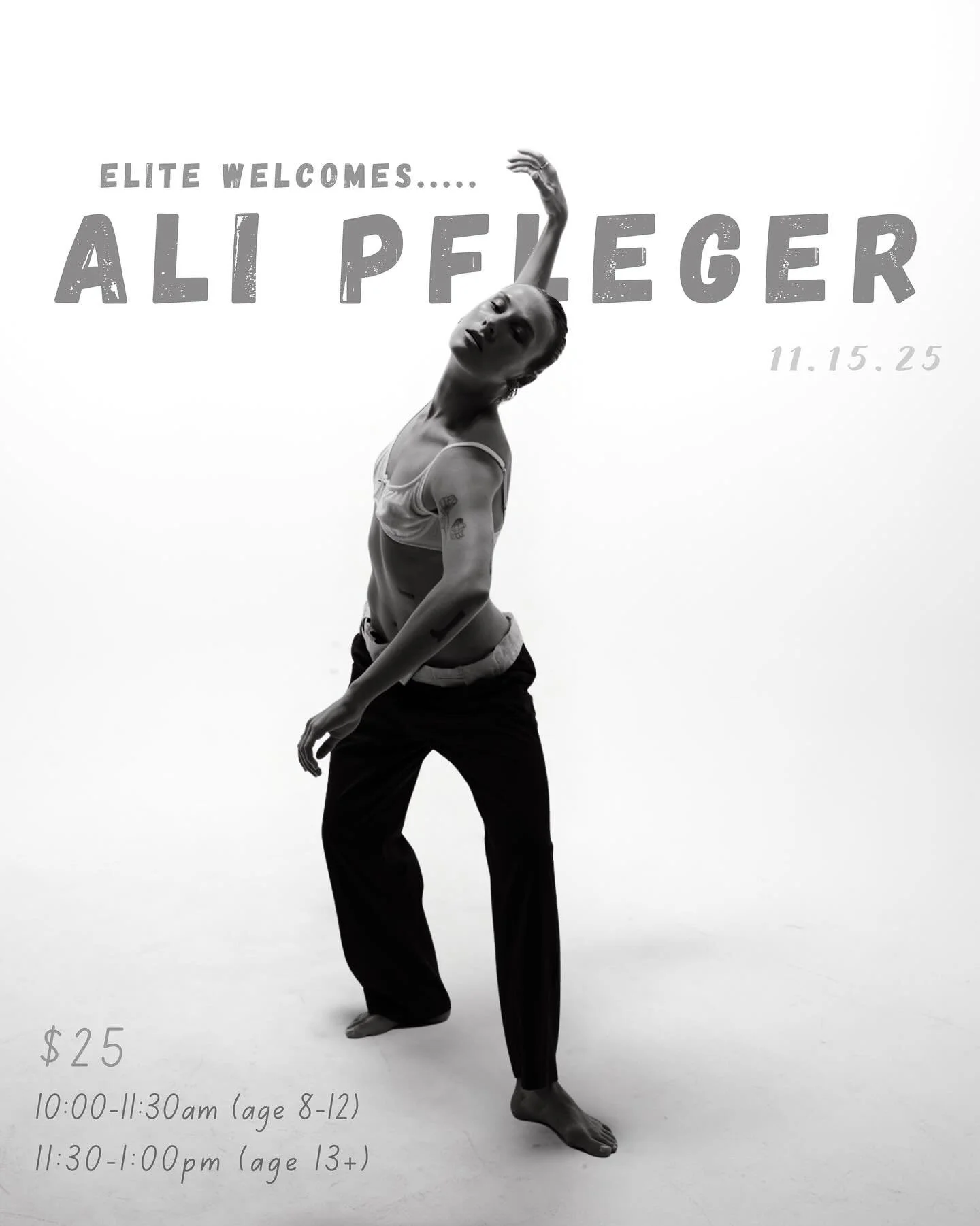 She&rsquo;s back!!!!✨ Always one of our most sought after weekends of the year. Master classes open to the public! We can&rsquo;t wait to move with you @alipfleg☁️