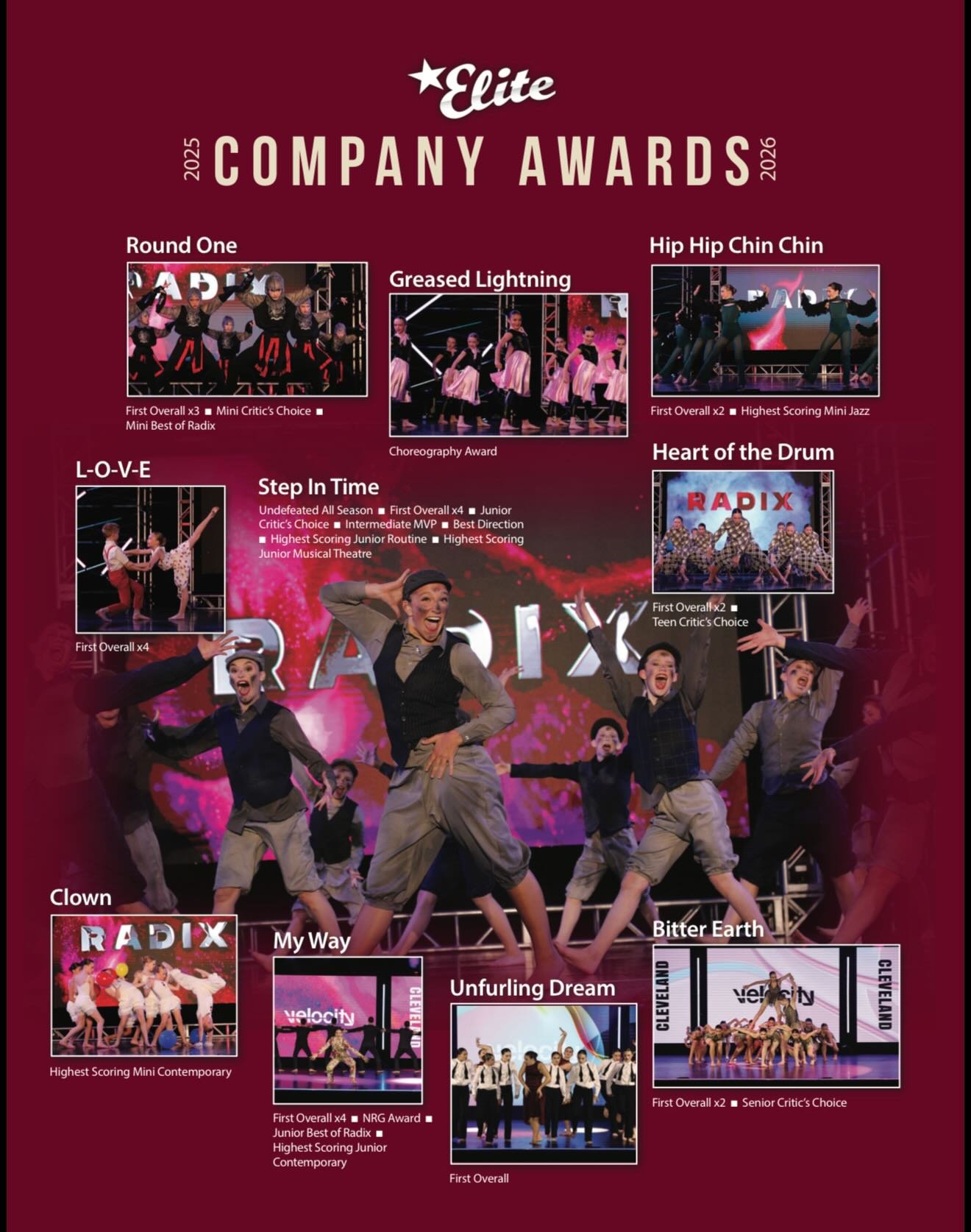 FINAL CALL TO COME SEE THESE INCREDIBLE AWARD WINNING ROUTINES!!!!!⭐️ Company show begins tonight 7pm!!