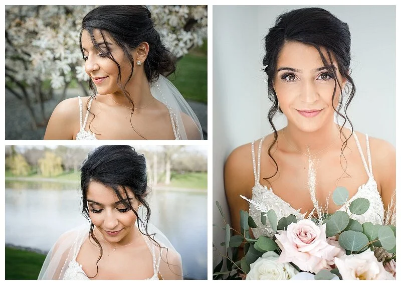Hair: Salon Refuge   |   Make-Up: Glam 2 Go QC   |   Florals: Hignight’s Florist   |   Photos: Cadenza Photo Imaging