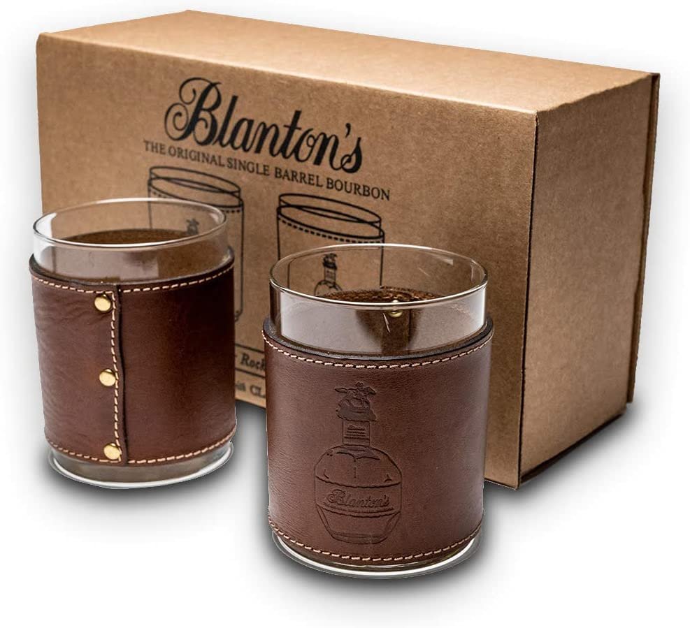 Leather Whiskey Glasses
