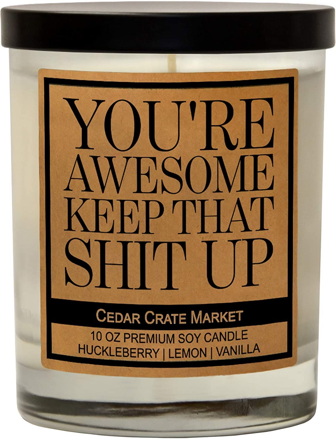 "You're Awesome" Candle