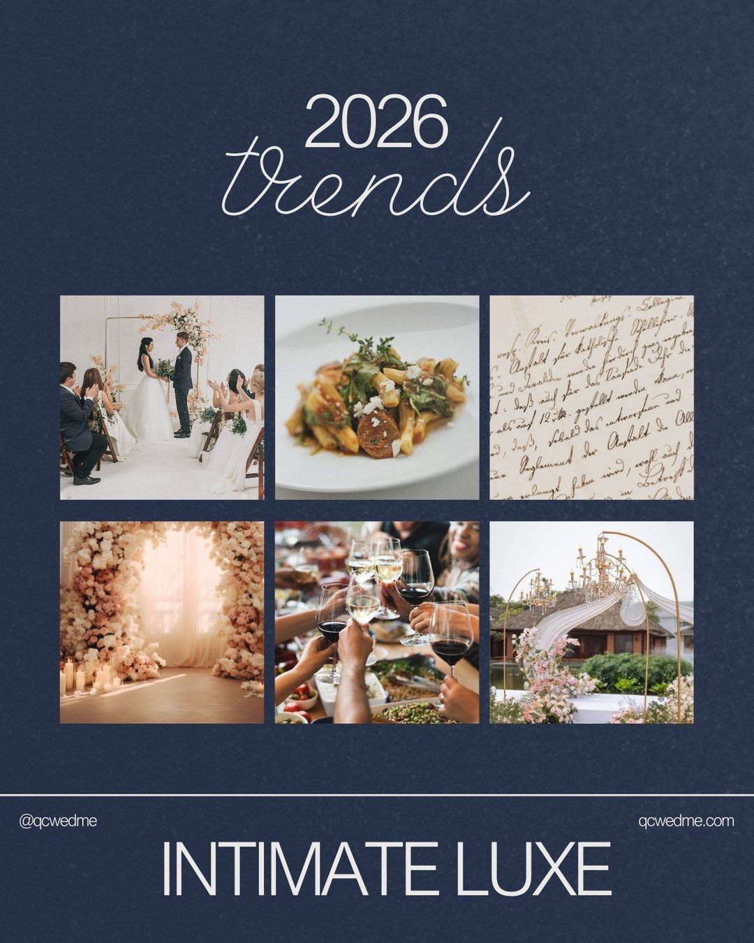 Intimate luxe weddings = fewer guests, deeper meaning, and all-out elegance. Think candlelit dinners, handwritten notes, and genuine connection wrapped in extravagant touches. 💍🥂
🔹 Curated guest list = quality time
🔹 Elevated menus &amp; fine sip