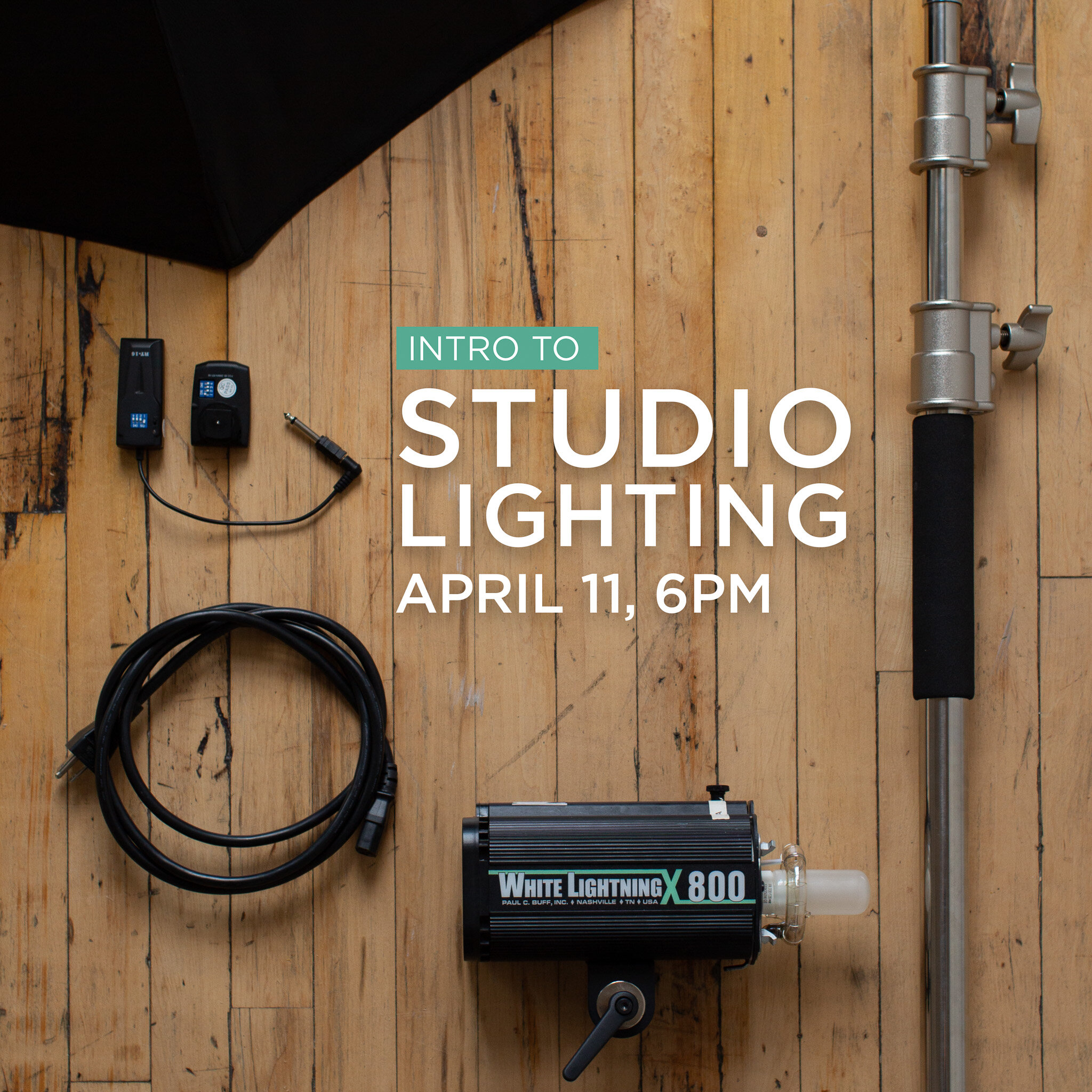 No sunlight for your shoot, and not sure how you can still create beautiful images for your client? We got you covered! Our next Intro To Studio Lighting class is on April 11 @ 6PM. Learn a simplified method of approaching studio lighting so you can 