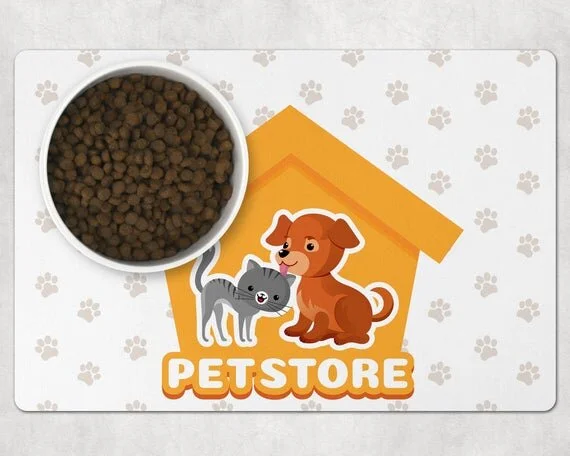 pet dish mat