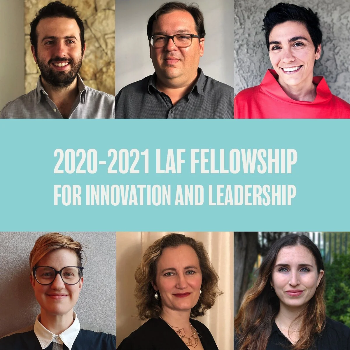 Six Selected for 2020-2021 LAF Fellowship for Innovation and Leadership