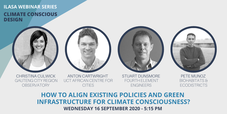ILASA "How to align existing policies and green infrastructure for climate consciousness?" webinar