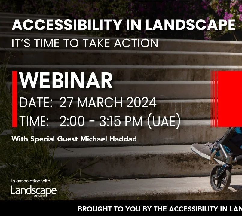 Catch up: Webinar  "Accessibility In Landscape - It's Time to Take Action"