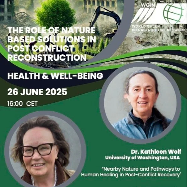 Webinar: the role of nature based solutions in post conflict reconstruction