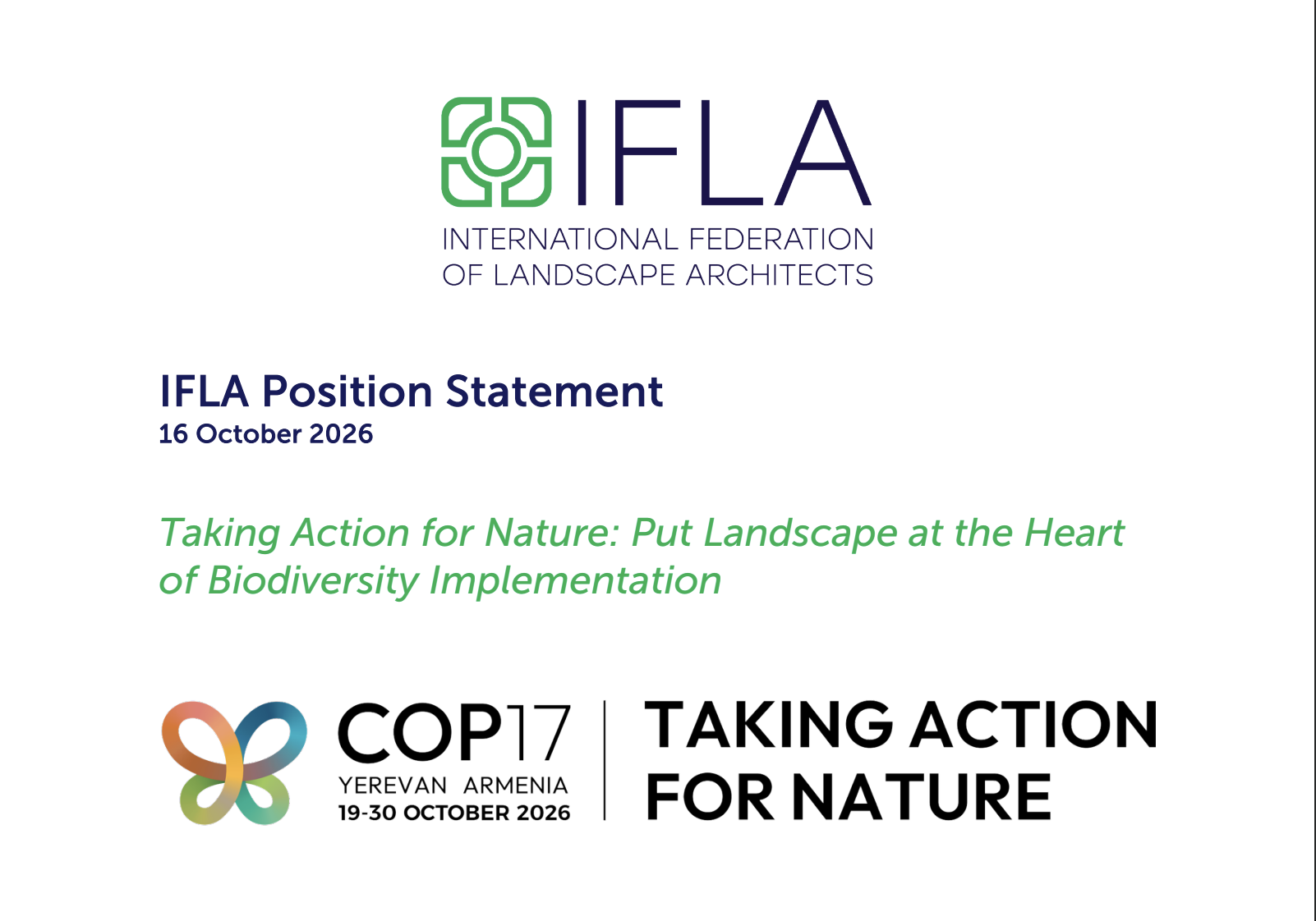 Position Statement -  COP17 