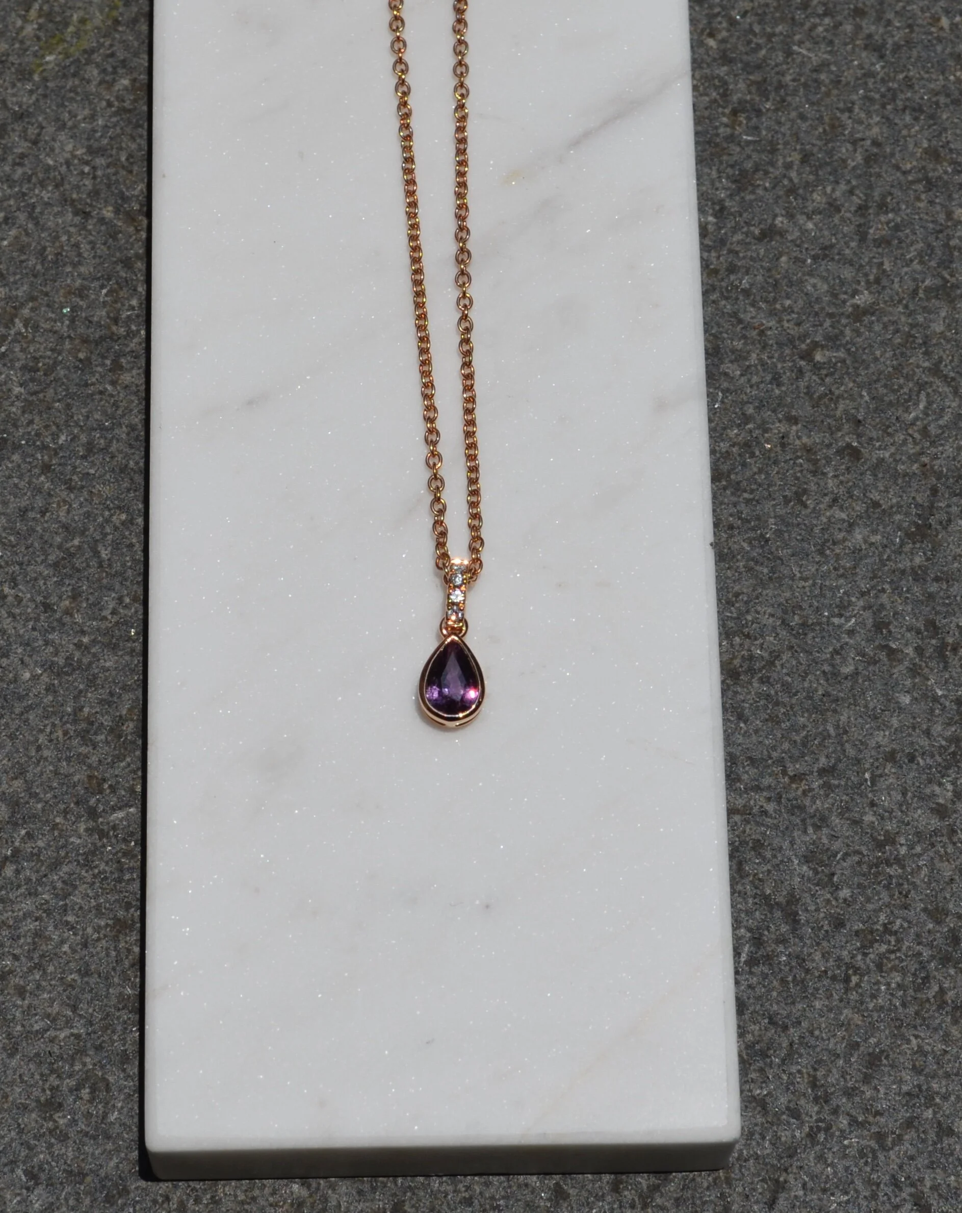 Purple Sapphire pendant