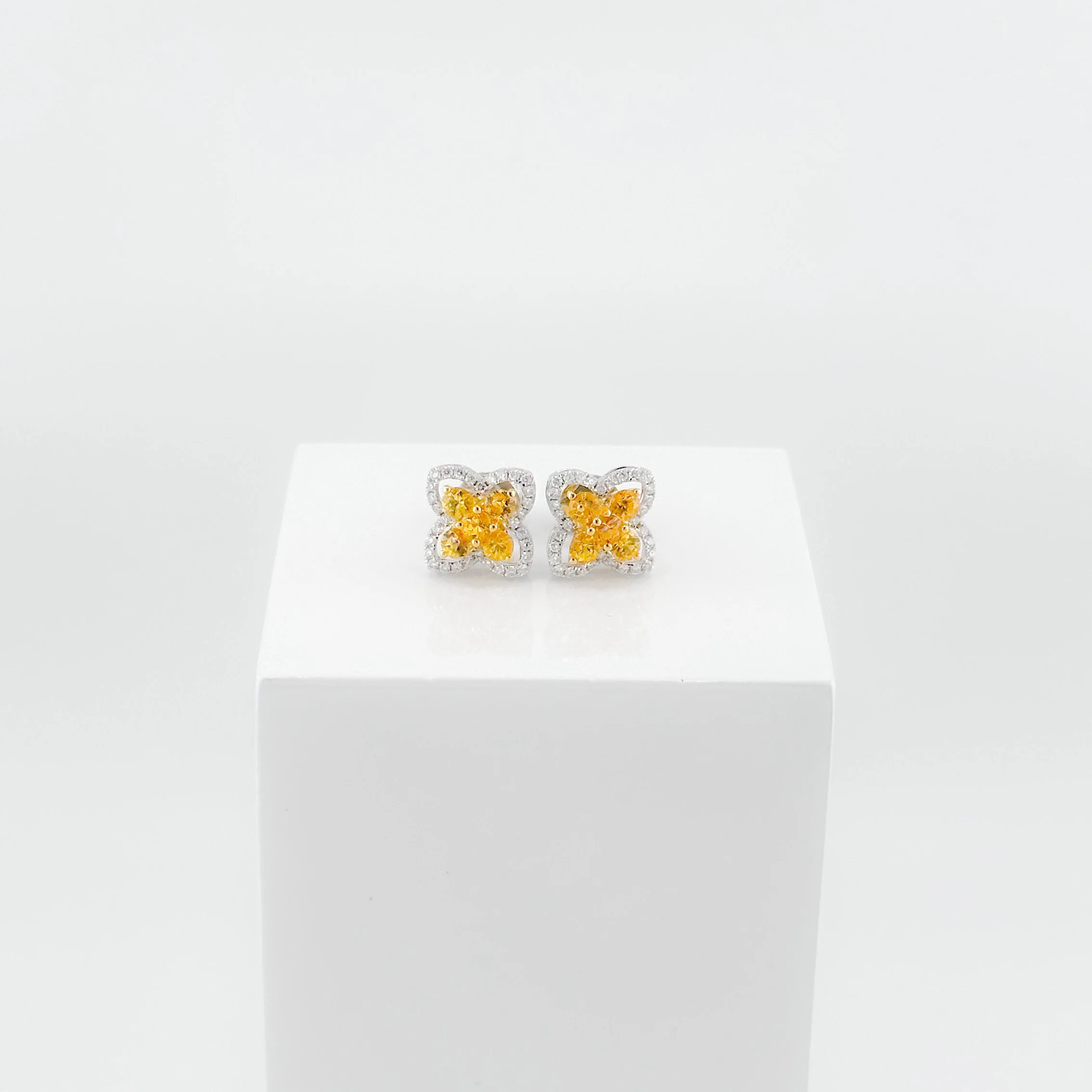 Yellow Stars Studs