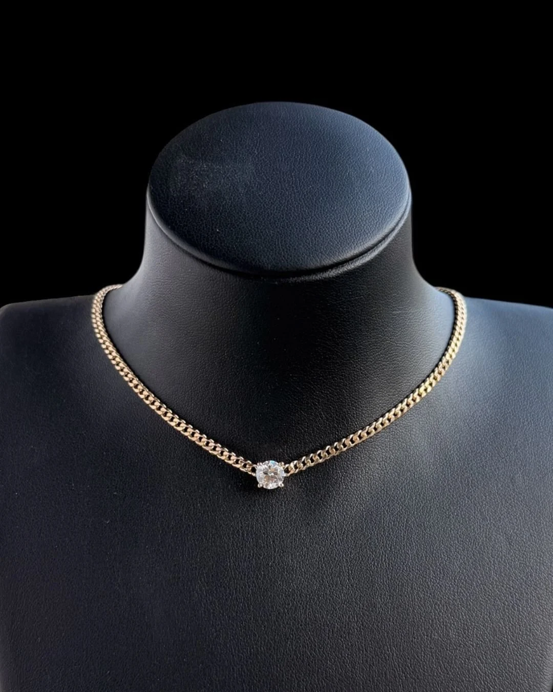 A ring passed down from someone significant in her life. She wanted to keep the memories, the legacy, and its energy, so the setting was changed and the piece reworked into a necklace, one she can wear every day and keep the diamond close to her. The