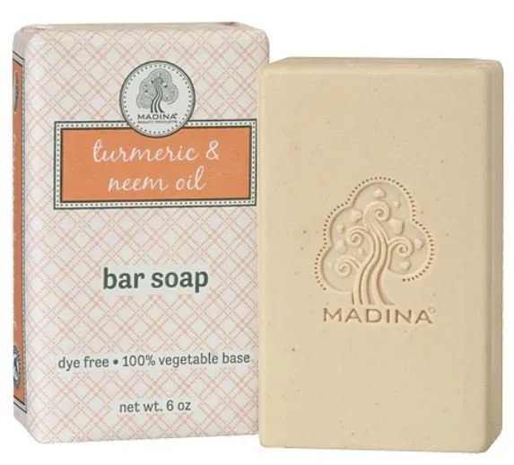 Madina Turmeric + Cocoa Butter Bar Soap (Package) - (free shipping) *domestic only
