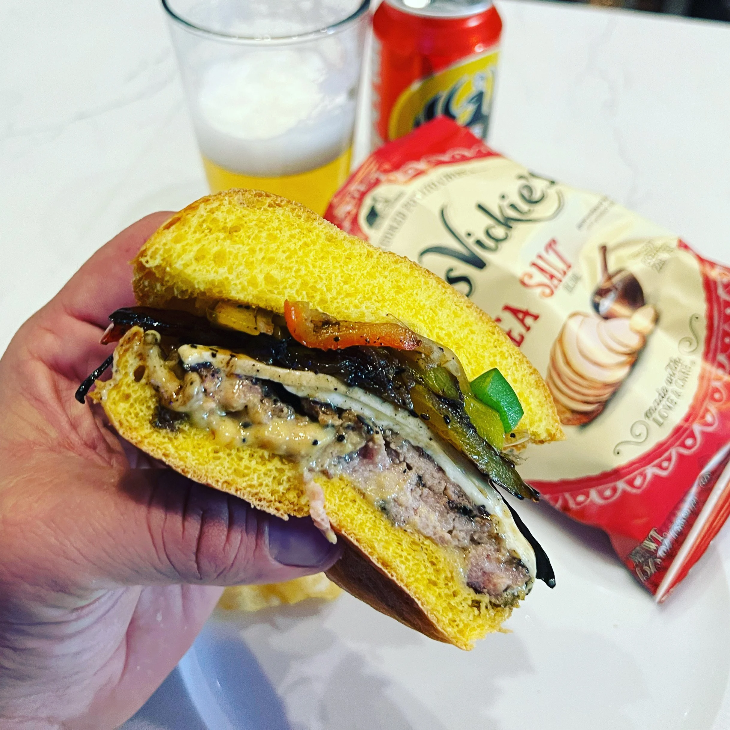 ITALIAN SAUSAGE SMASH BURGER