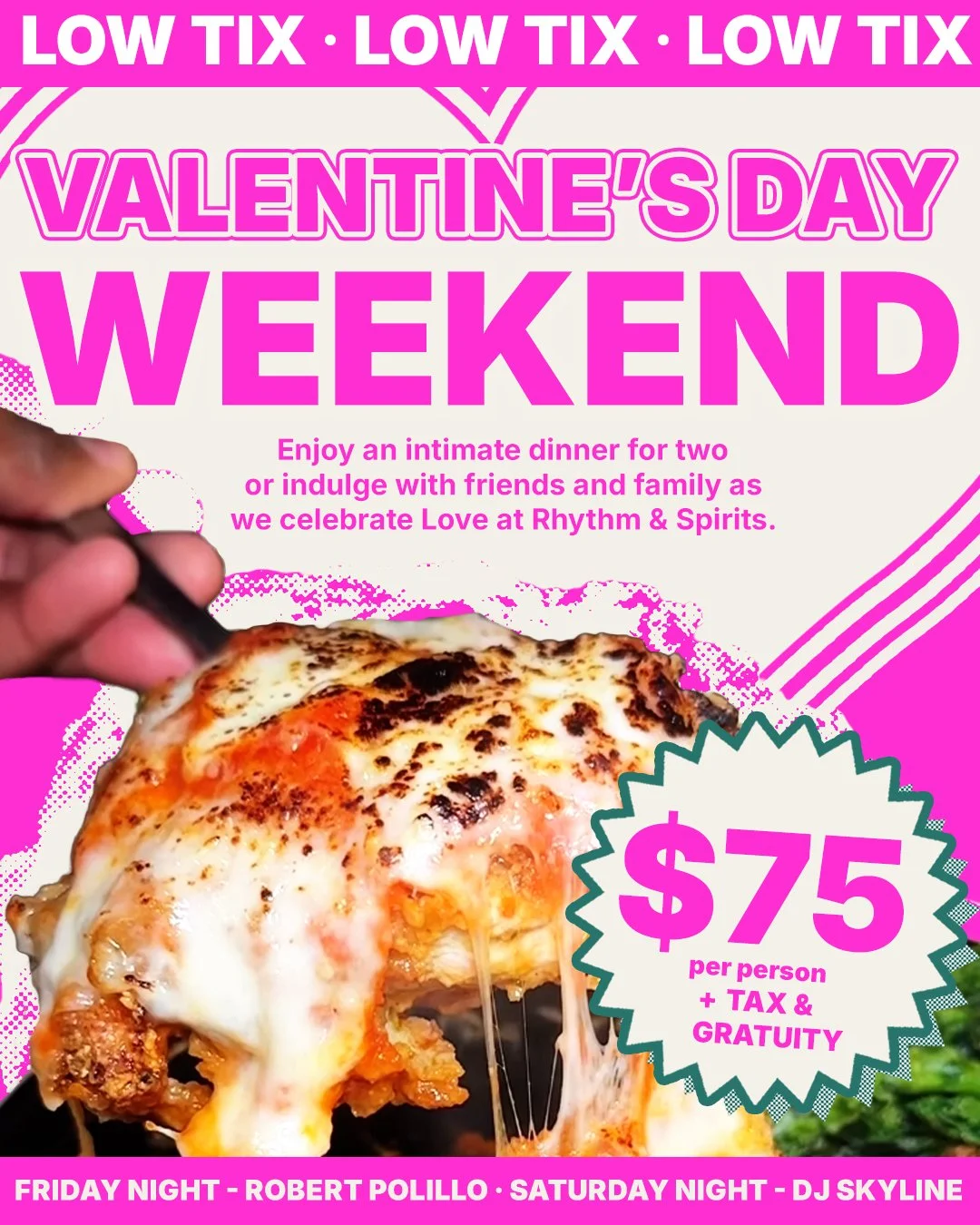 Valentines Day Weekend Low Tickets