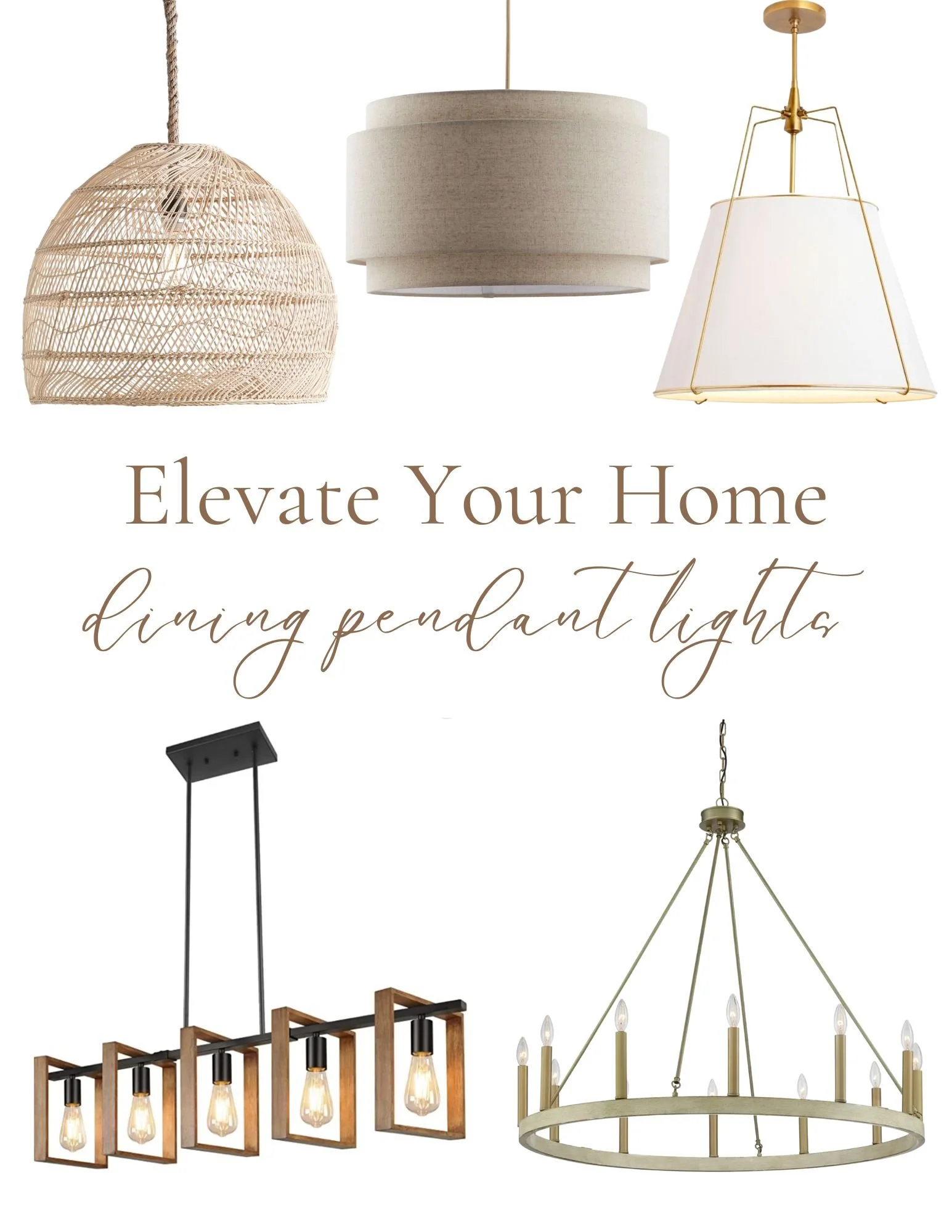 Dining pendant lights