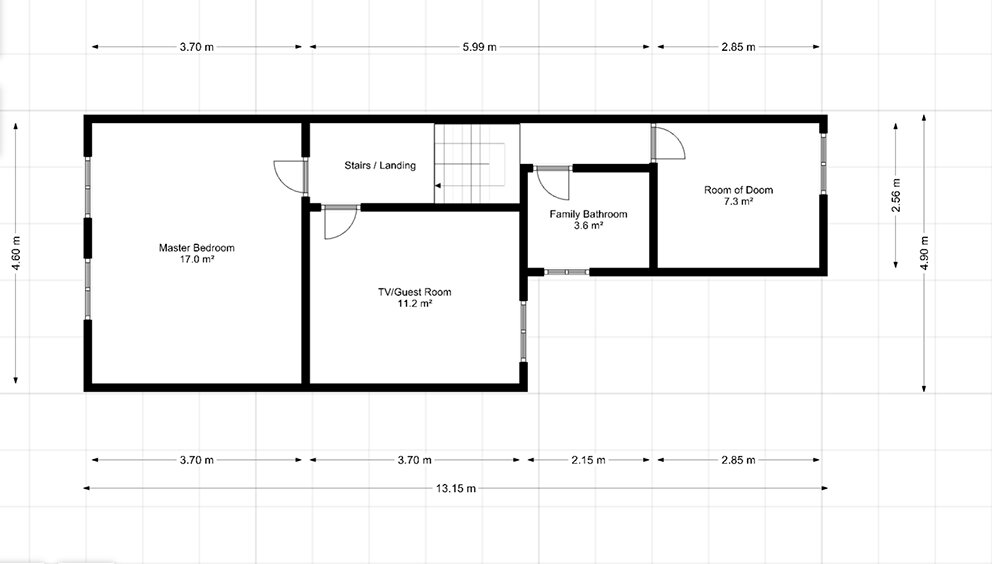 Plans For Reconfiguring The Middle Floor Of Our House Part One French For Pineapple