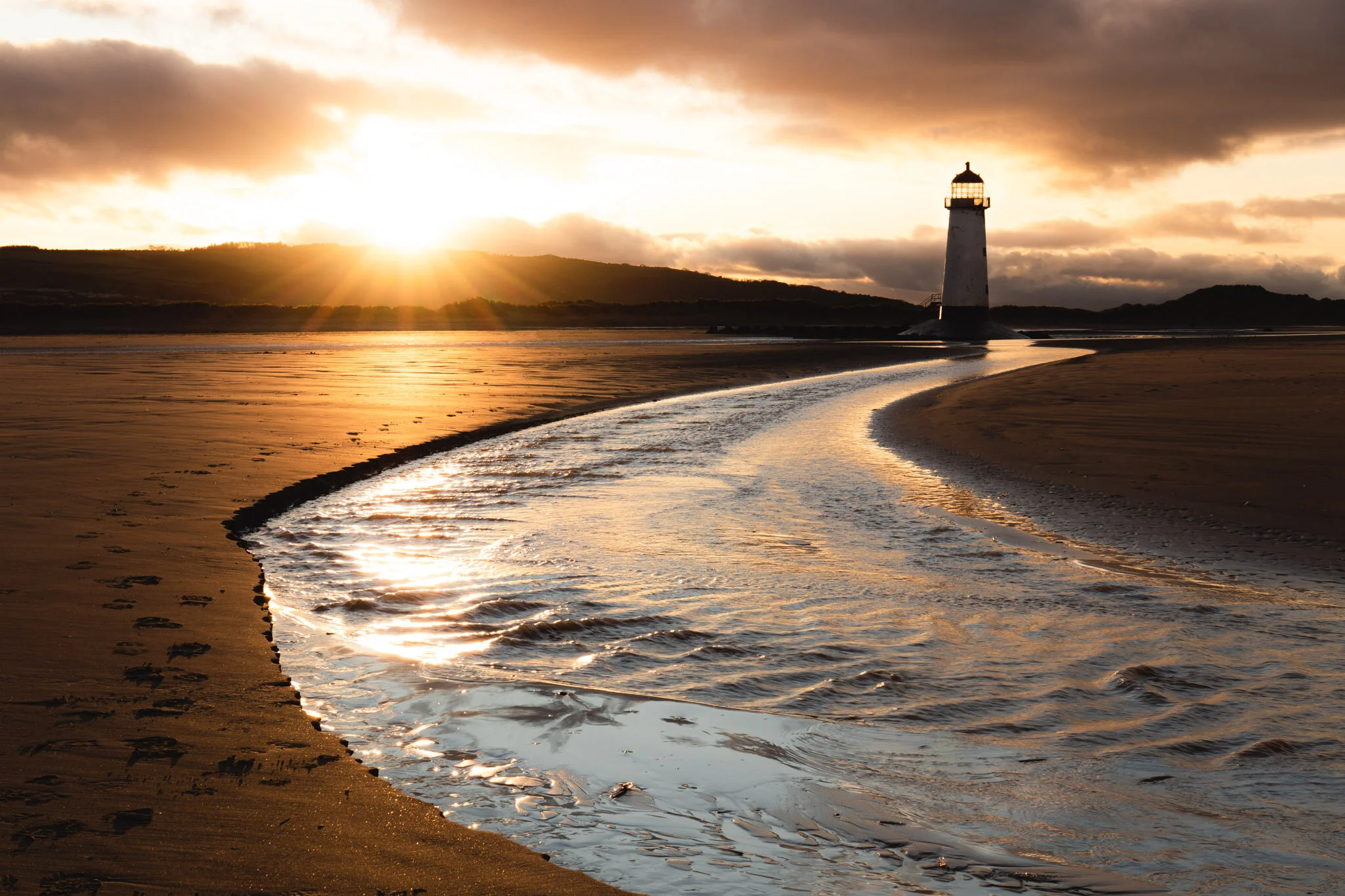 Sunset at Point of Ayr
