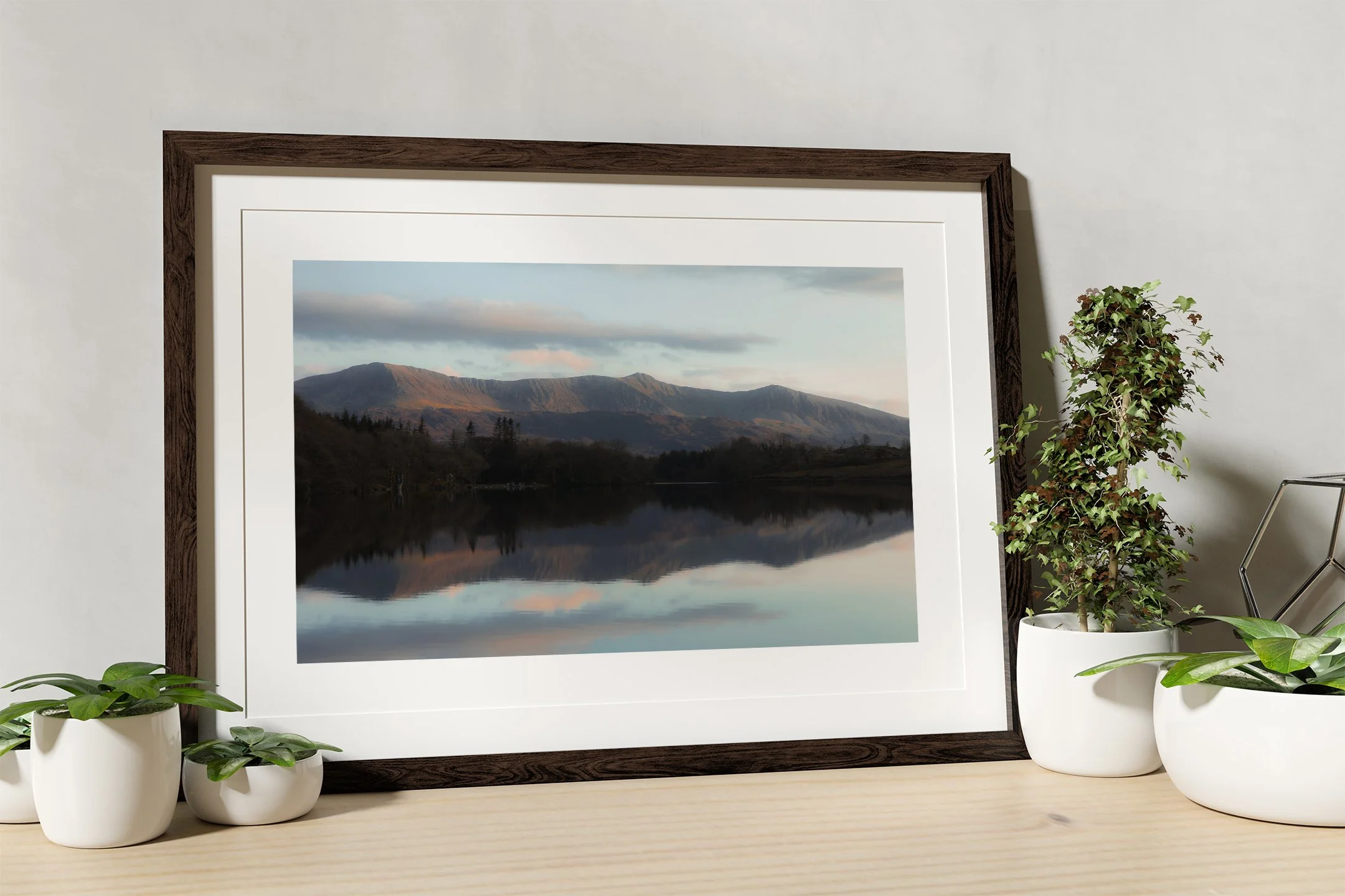 Llyn Cynwch Cadair Idris Reflections Print Mockup.jpg