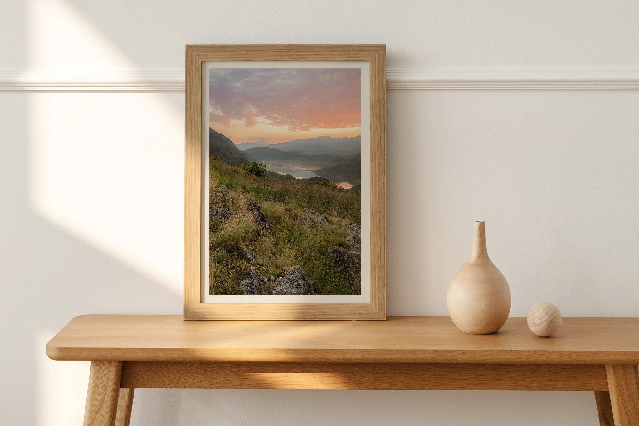 Dinas Emrys Sunrise Framed Photography Print Mockup.jpg