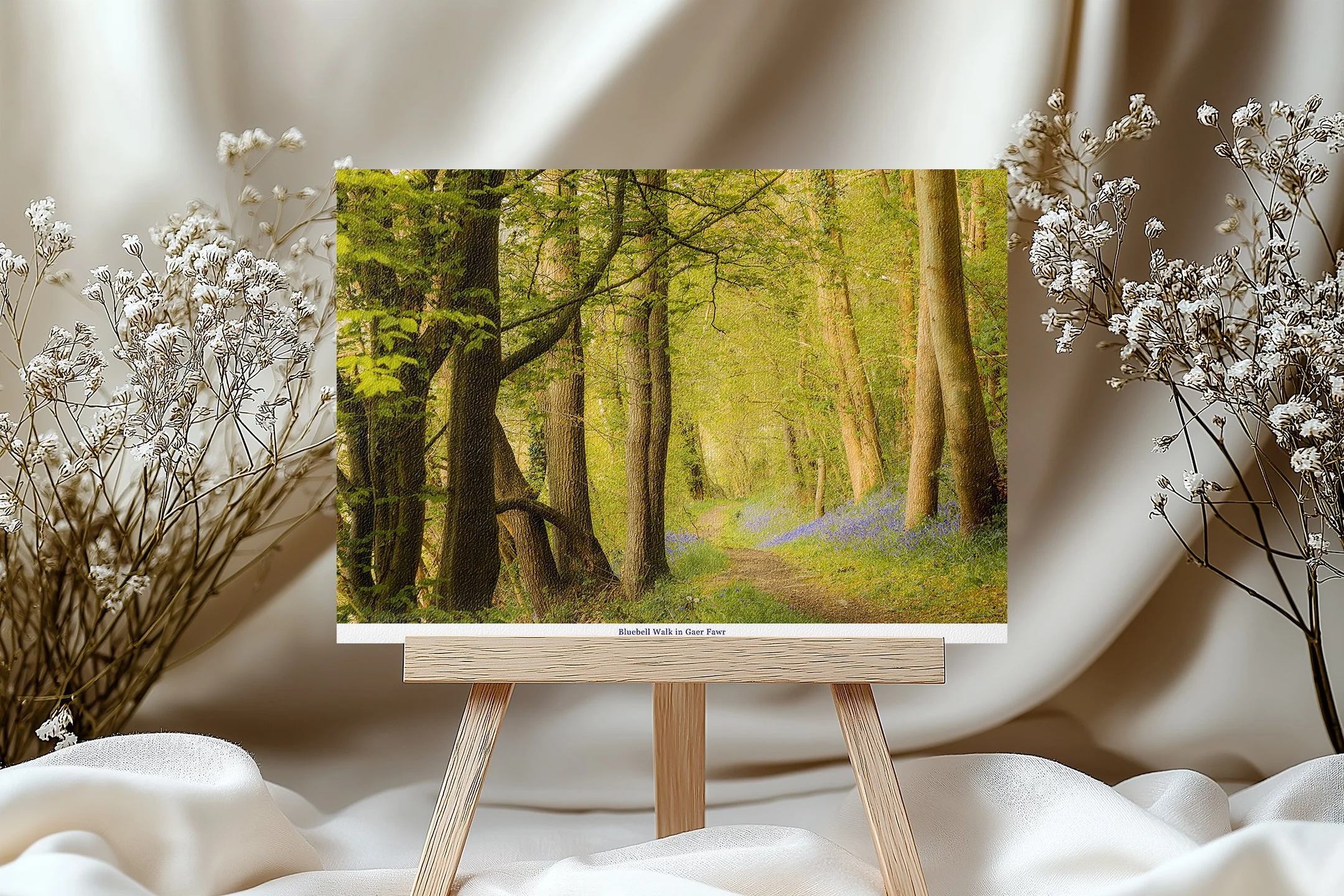 Gaer Fawr Bluebell Walk Greetings Card.jpg