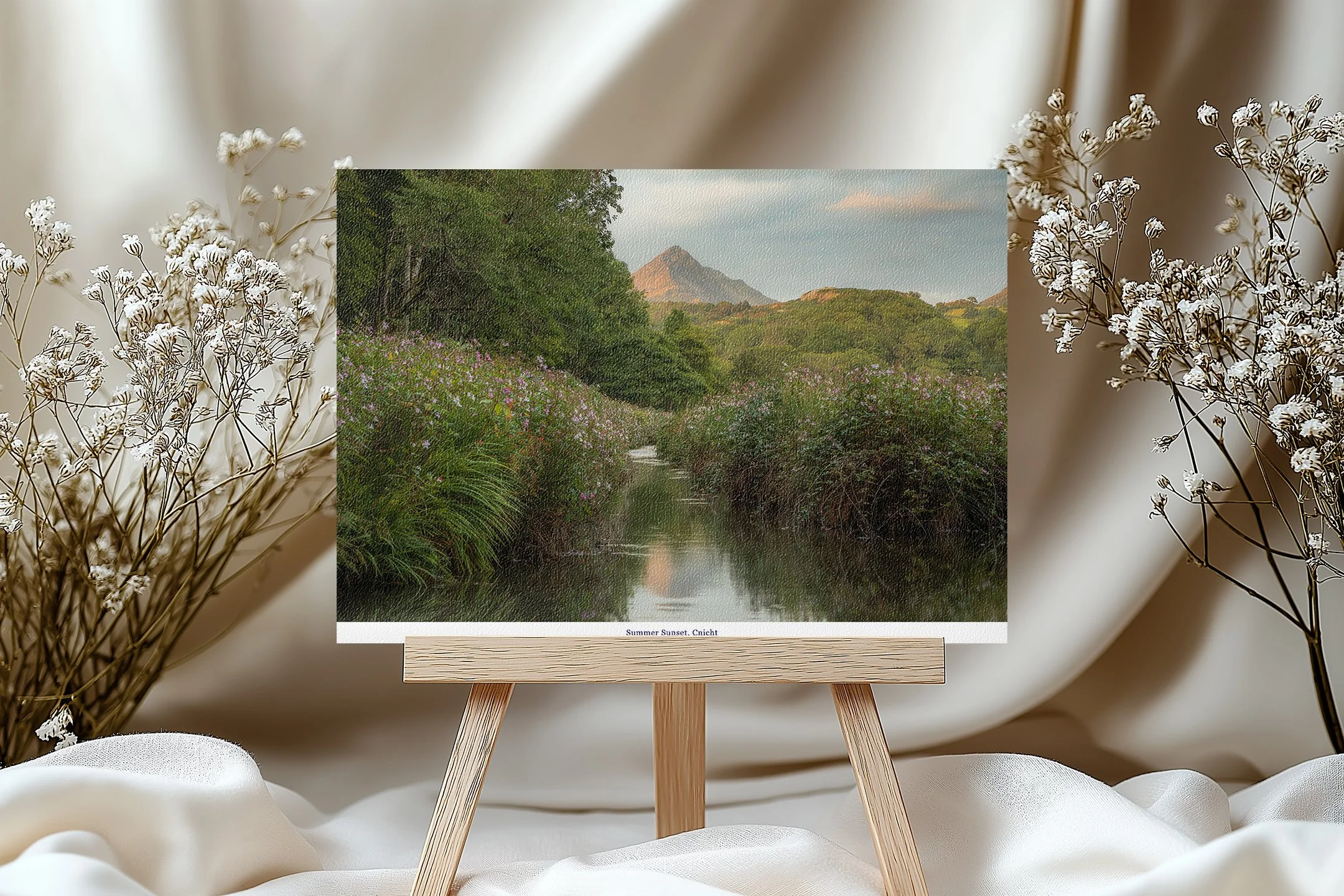 Cnicht Summer Sunset Greetings Card.jpg