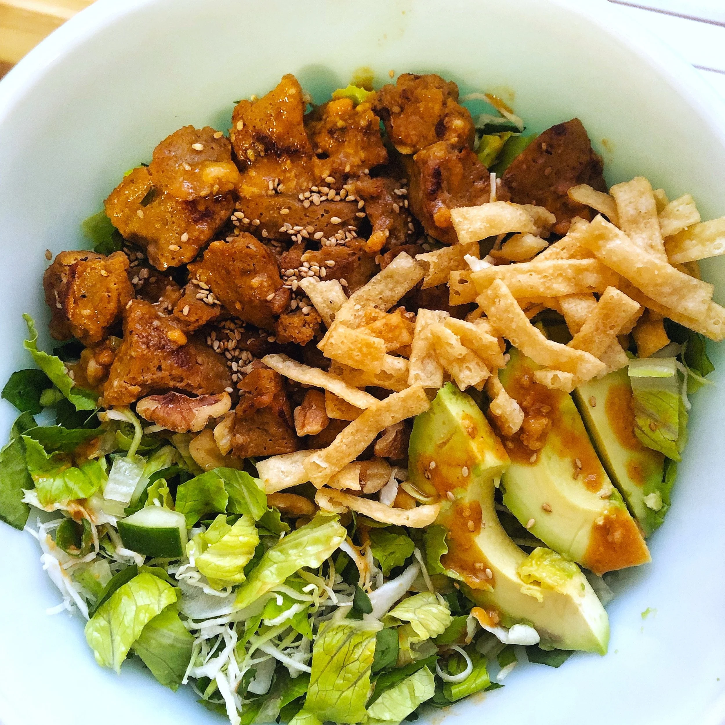Sesame Seitan Salad