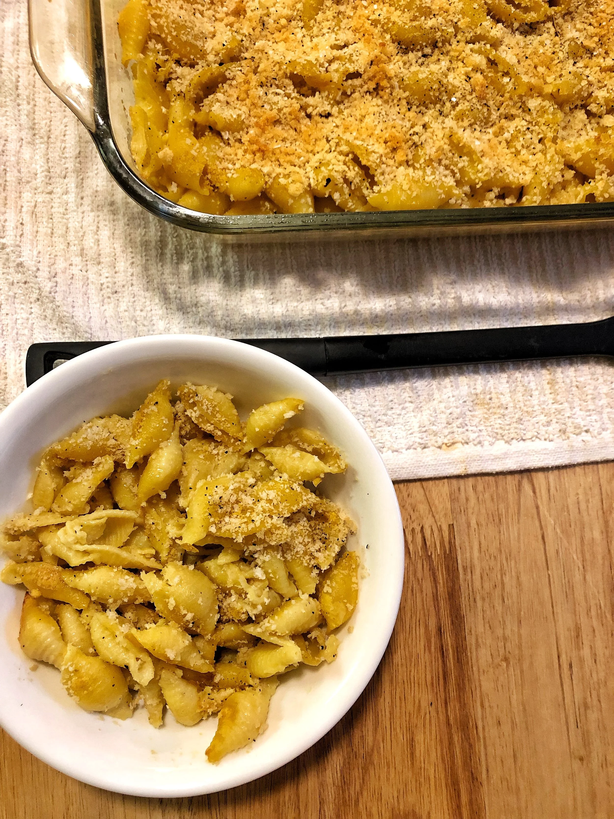 Baked Vegan Mac &amp; Cheese
